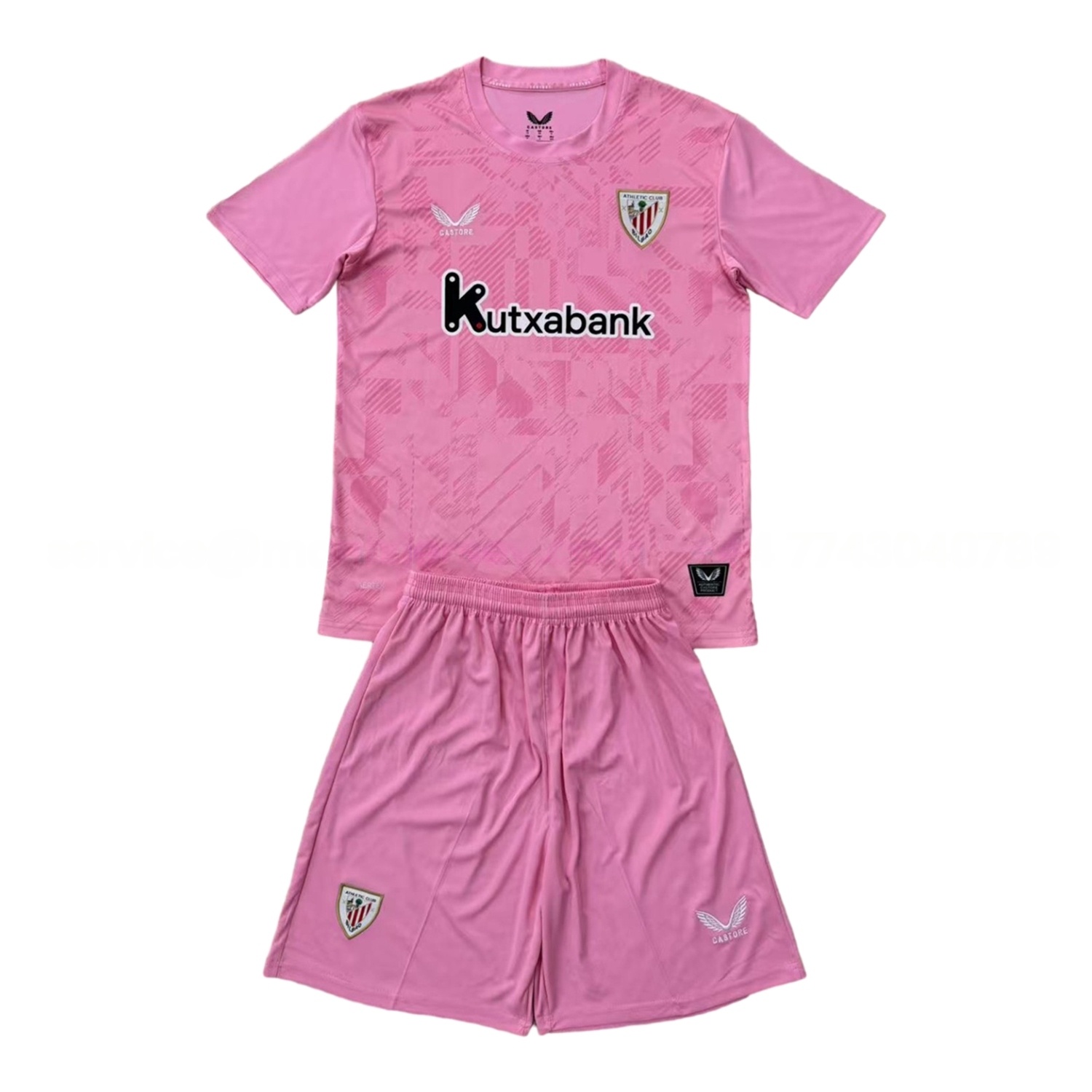 Athletic Bilbao 25-26 Pink Goalkeeper Men's Adult Jersey Set - Fans Version - JerseysGala
