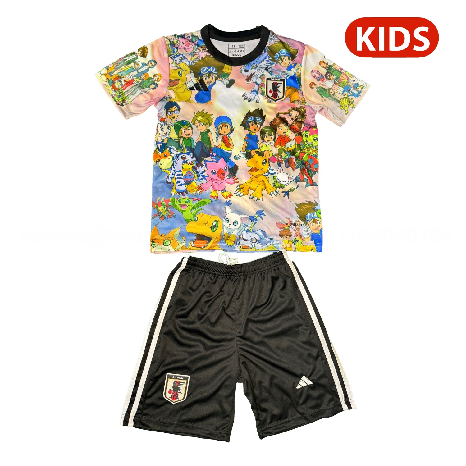 Japan 25-26 Digimon Episode 1 Special Kids Kit - JerseysGala
