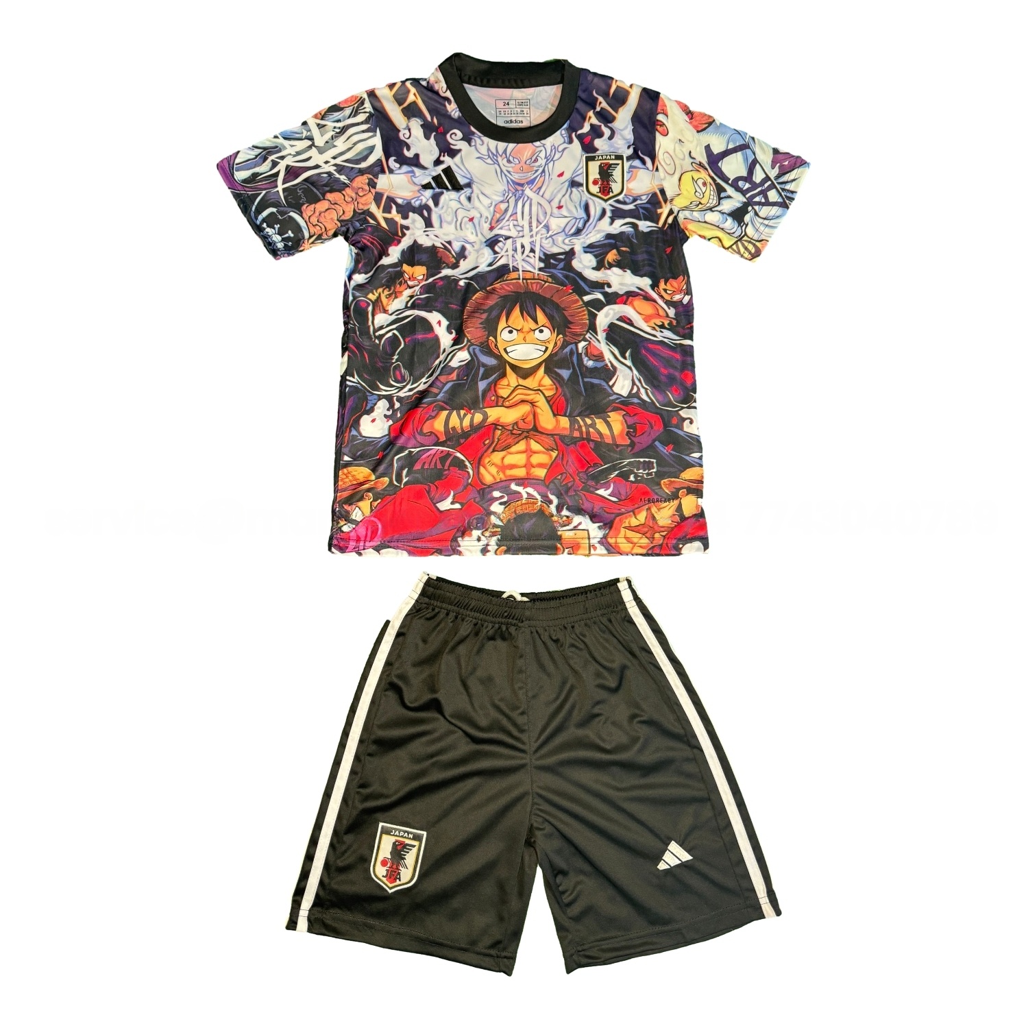 Japan 25-26 Luffy And Nika Special Kids Kit - JerseysGala