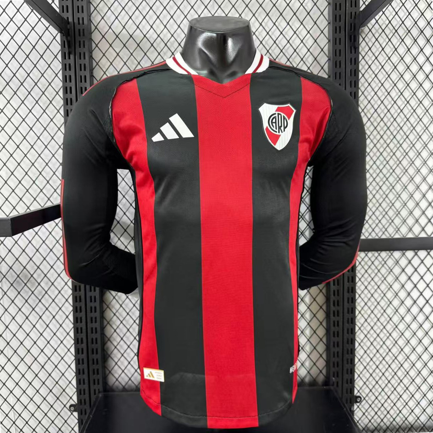 River Plate 25-26 Away Unsponsored Long Sleeves Jersey - Player Version - JerseysGala