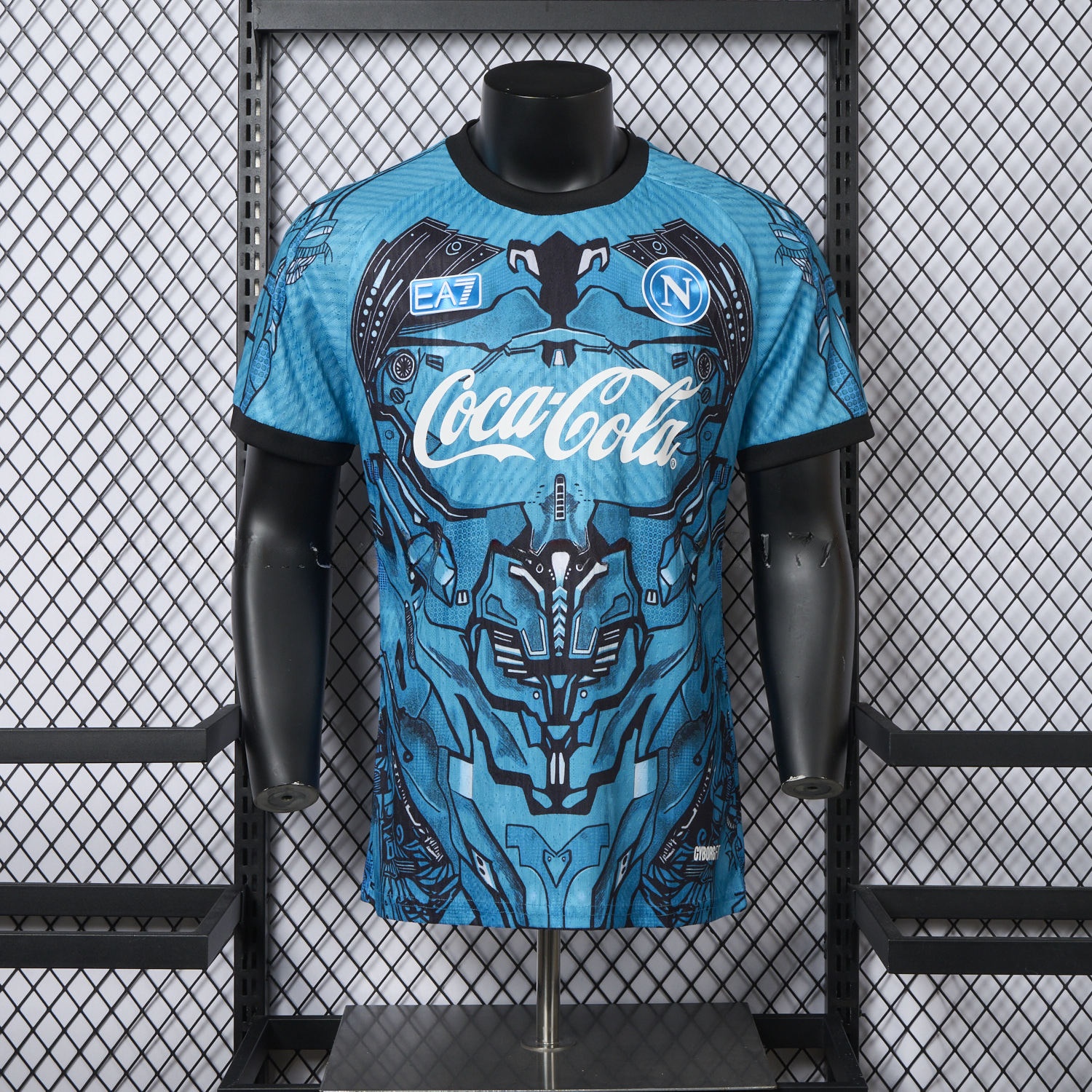 Napoli 25-26 Blue Mecha Training Jersey - Player Version - JerseysGala