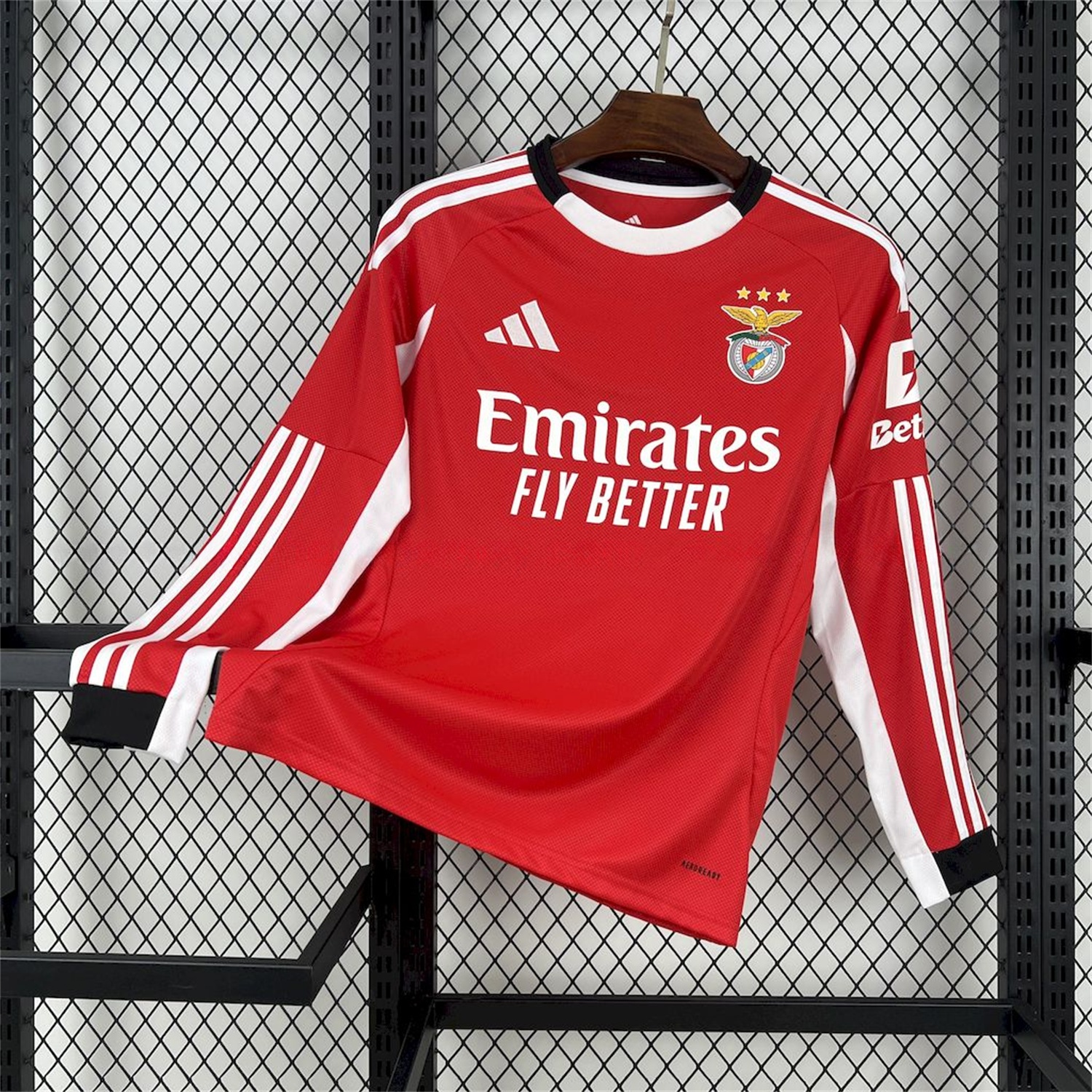 Benfica 25-26 Home Long Sleeves Jersey - Fans Version - JerseysGala