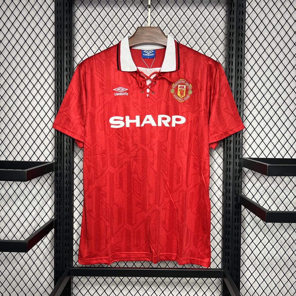 Retro Manchester United 1992-94 Home Jersey - JerseysGala