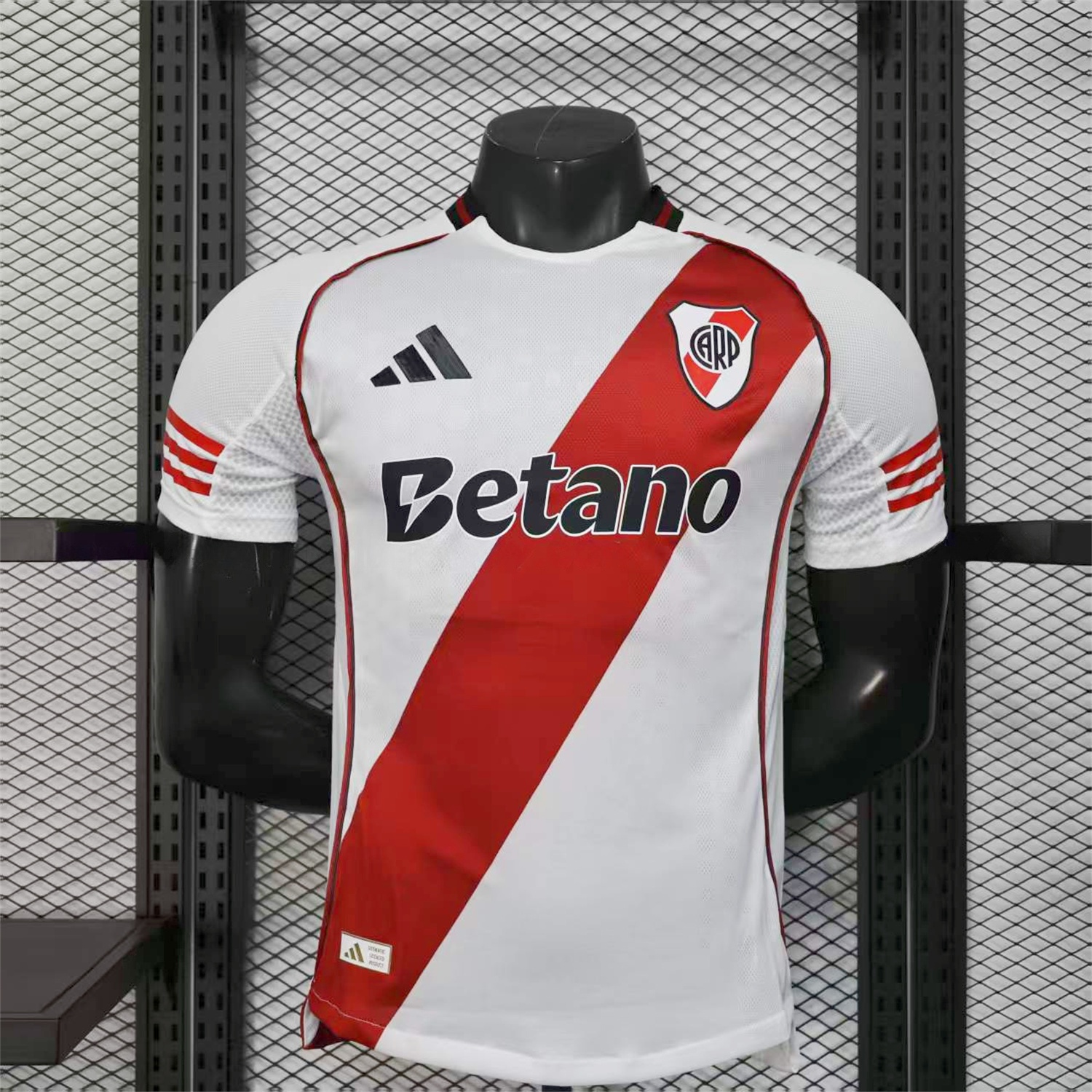 River Plate 25-26 Home Jersey with New Sponsors - Player Version - JerseysGala