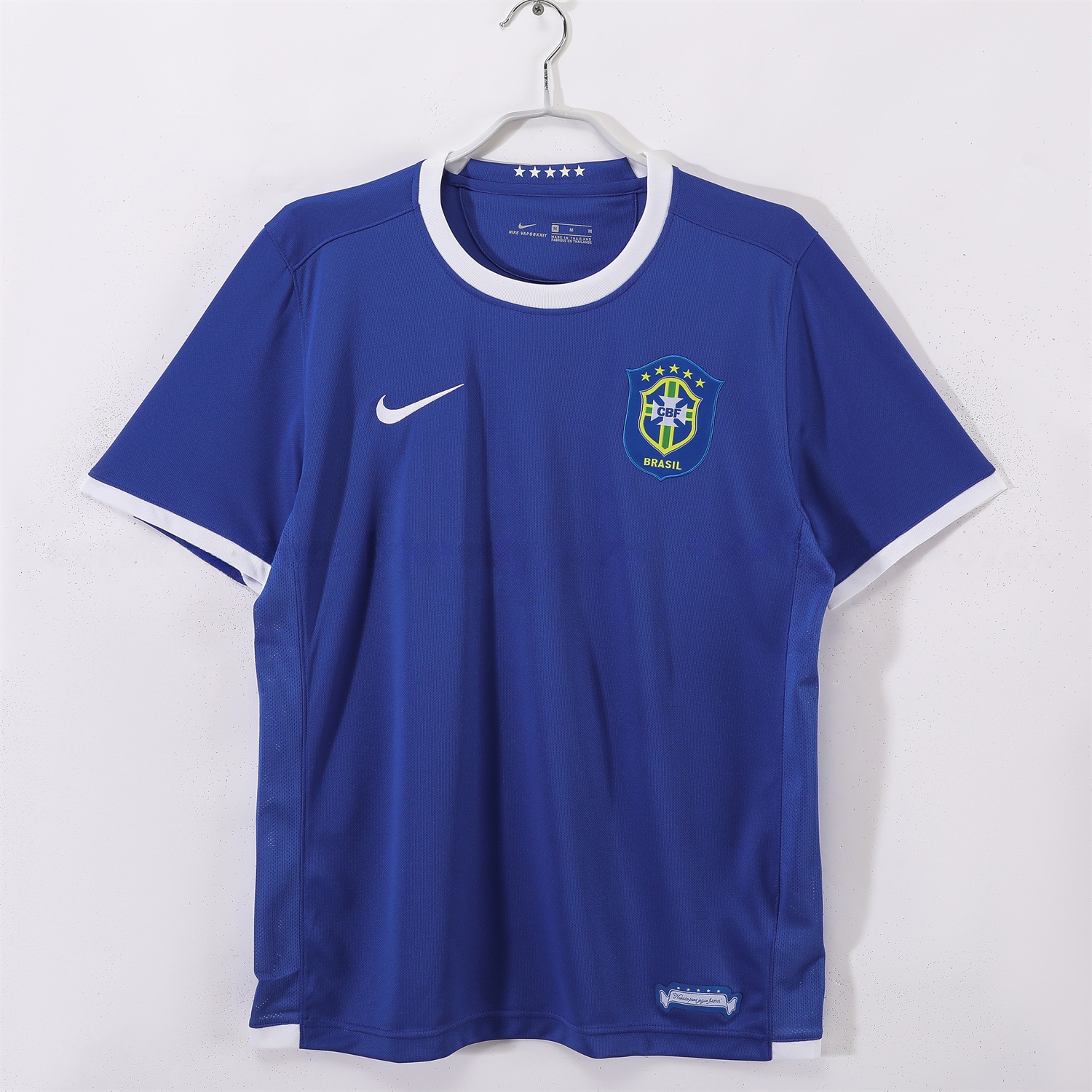 Retro Brazil 2006 Away Blue Jersey - JerseysGala
