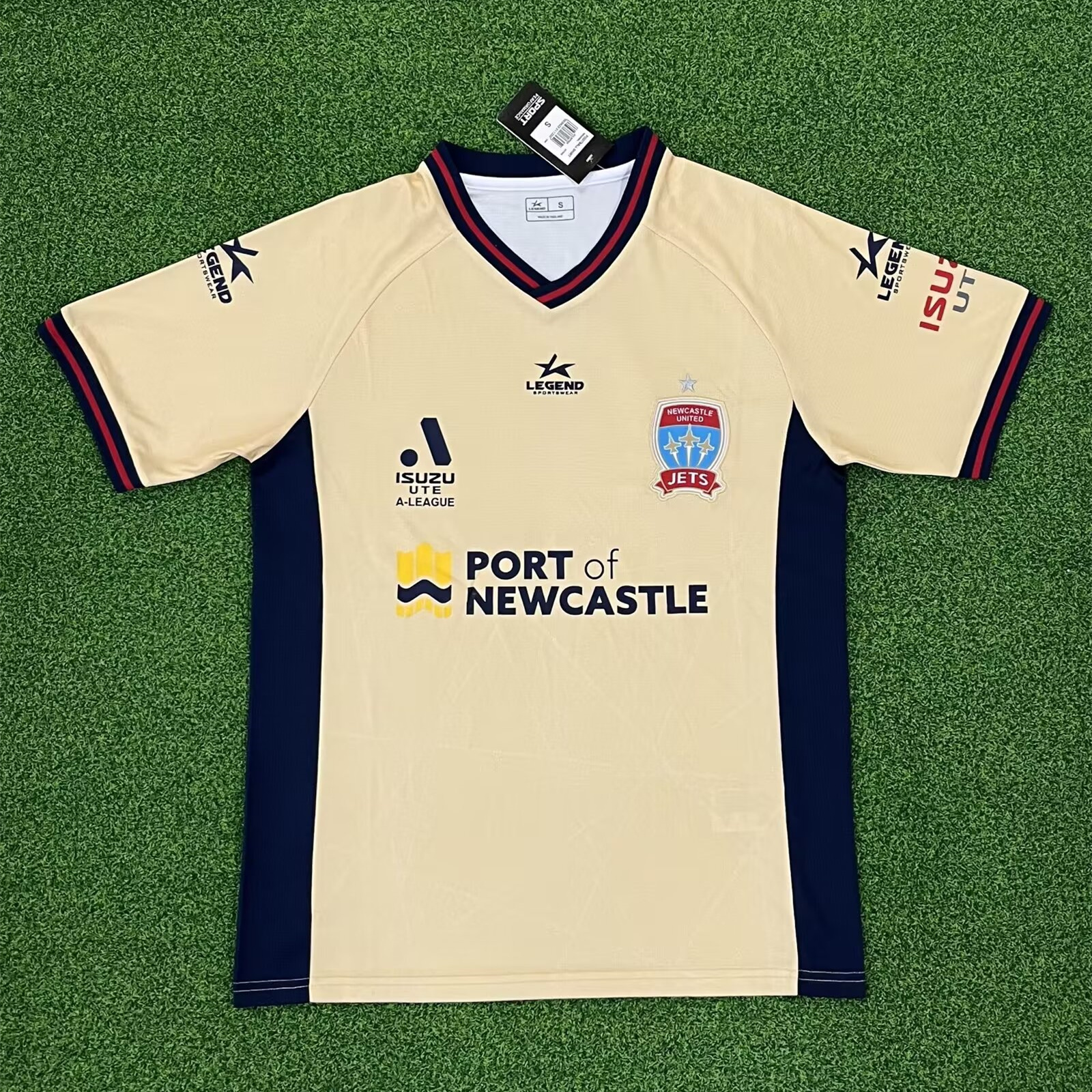 Newcastle Jets 23-24 Home Stadium Jersey - Fans Version - JerseysGala