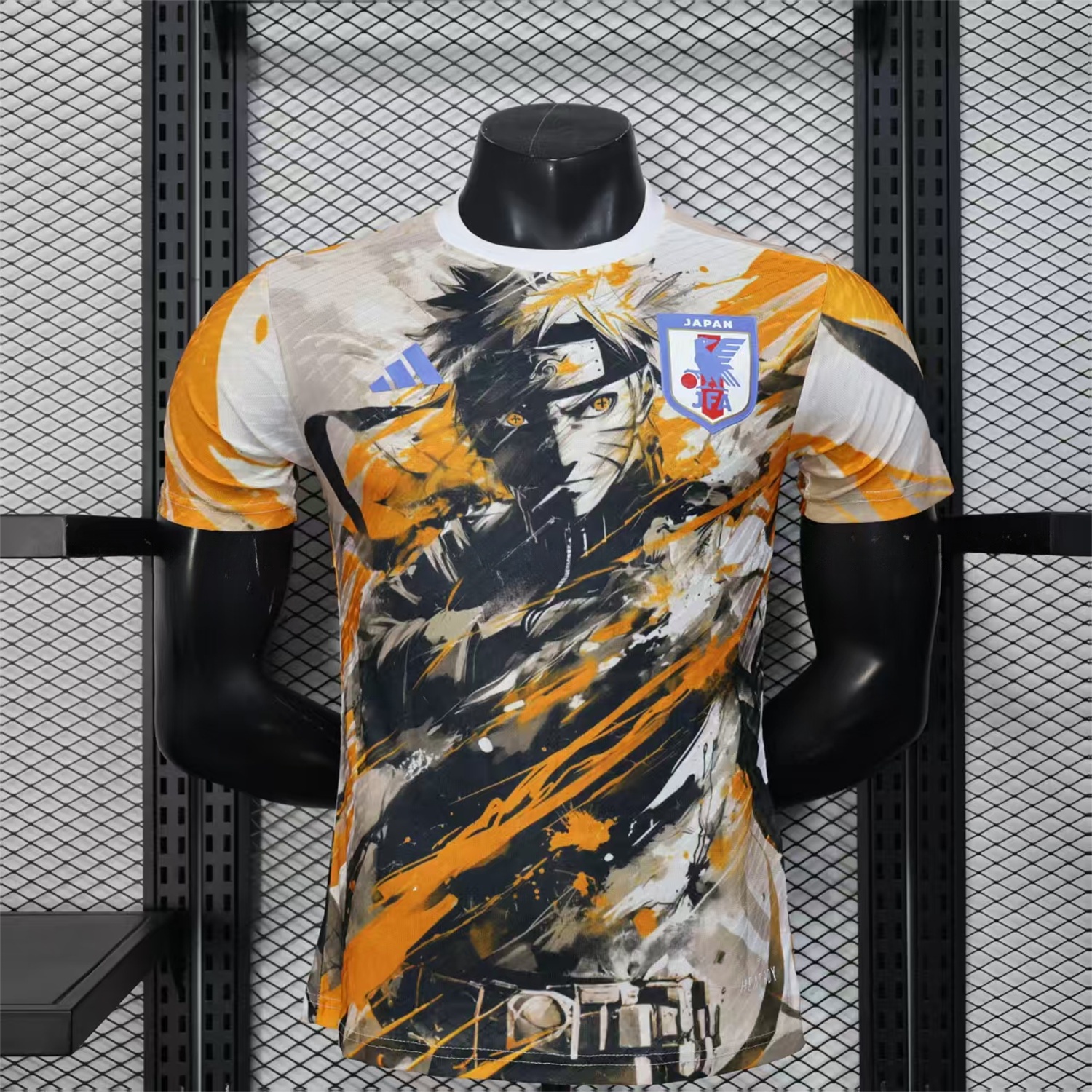Japan 25-26 Naruto Uzumaki's Nine-Tailed Fox Mode Special Jersey - Player Version - JerseysGala