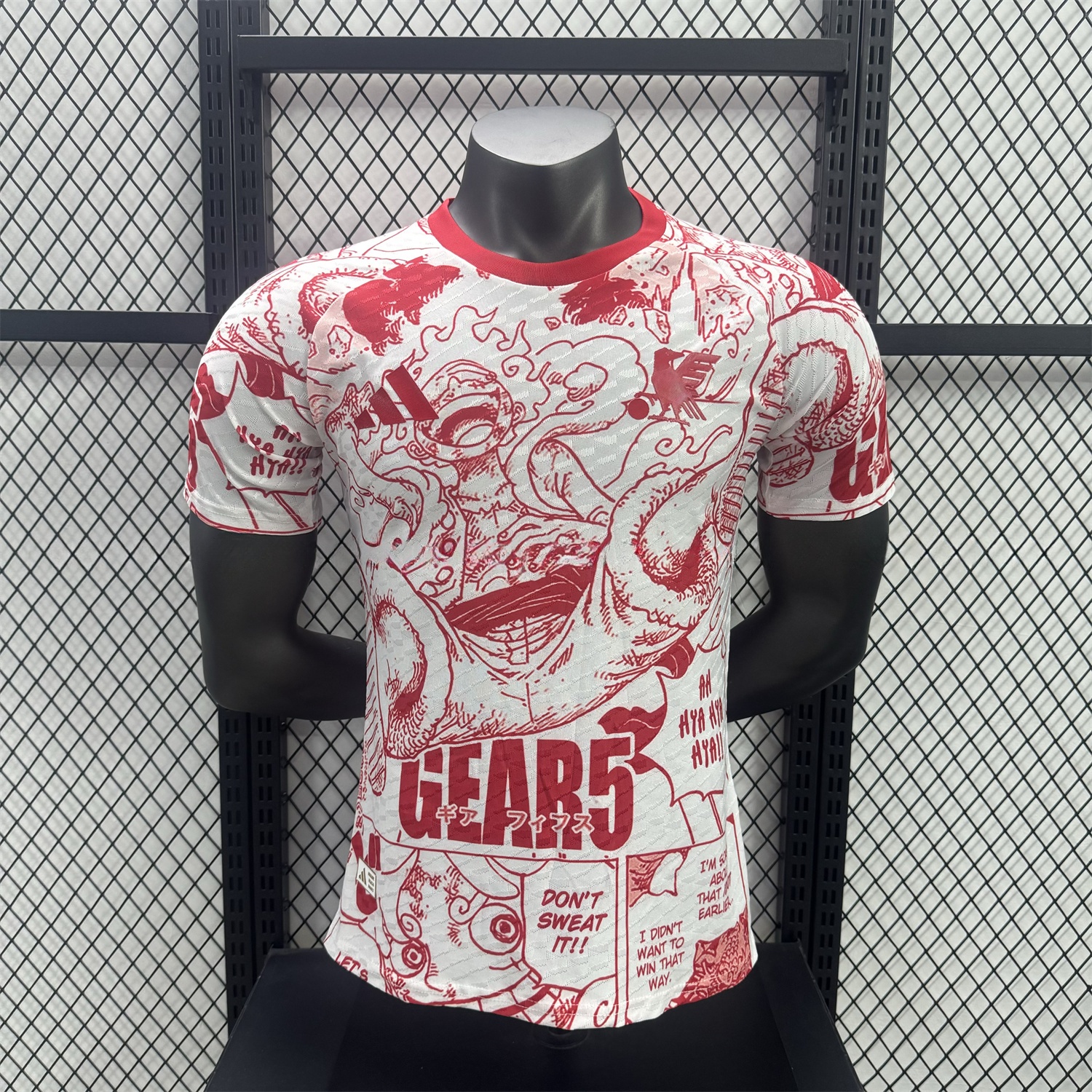 Japan 25-26 Red Line Gear 5 Nika White Special Edition Jersey - Player Version - JerseysGala