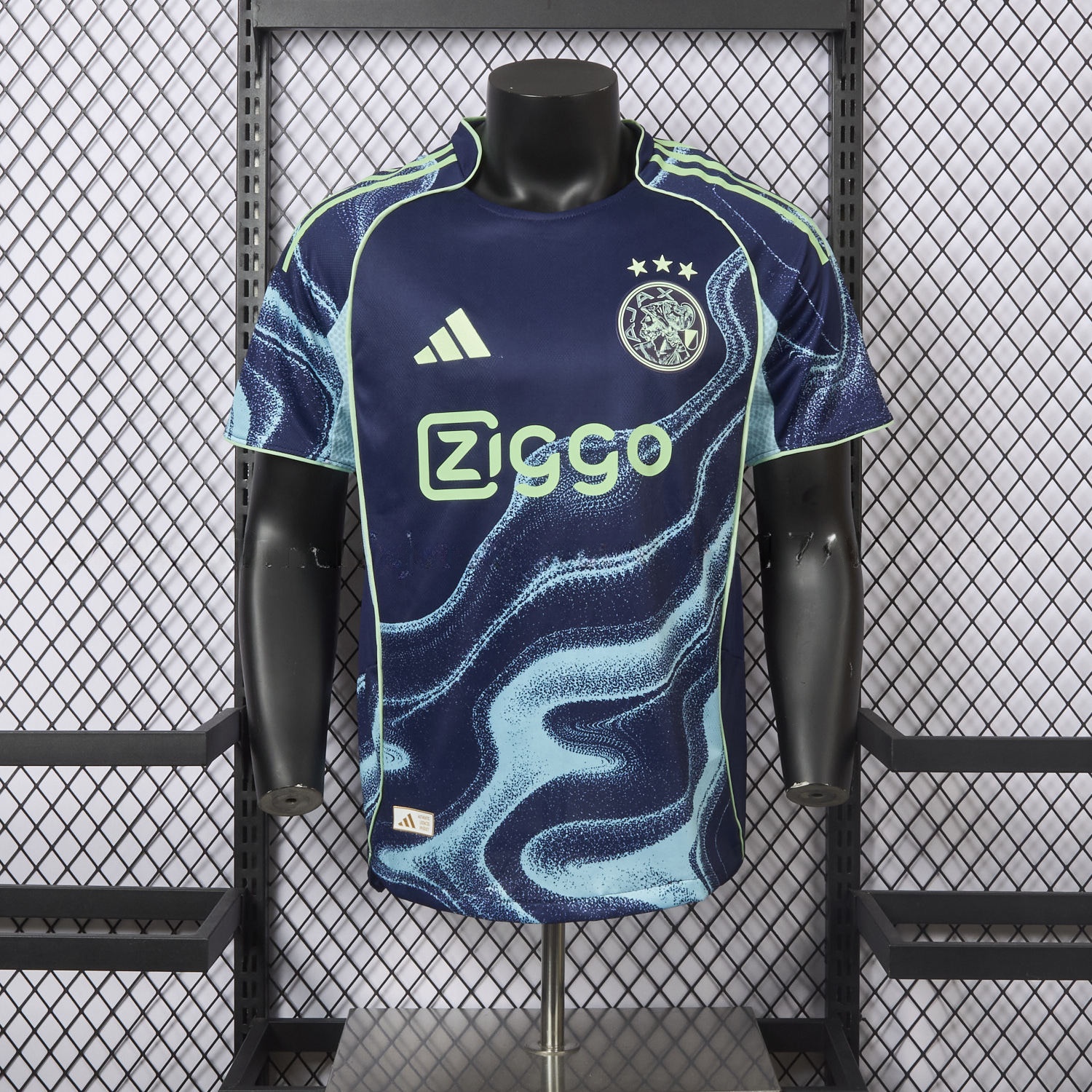 Ajax 25-26 Away Deep Blue Jersey - Player Version - JerseysGala