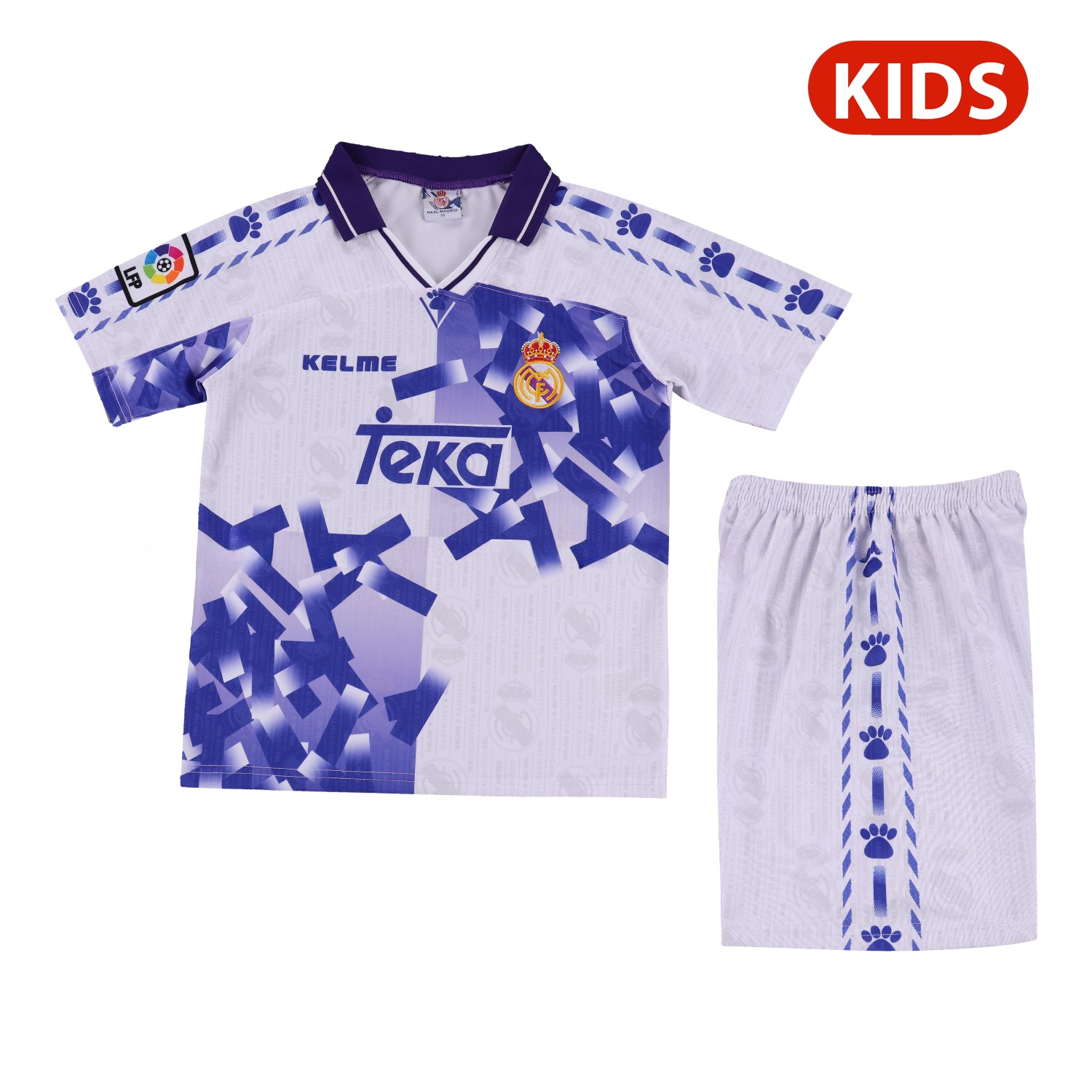 Retro Real Madrid 96-97 Third Kids Kit - JerseysGala