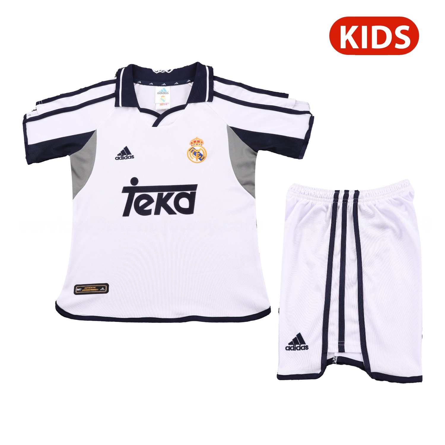 Retro Real Madrid 2000-01 Home Kids Kit - JerseysGala