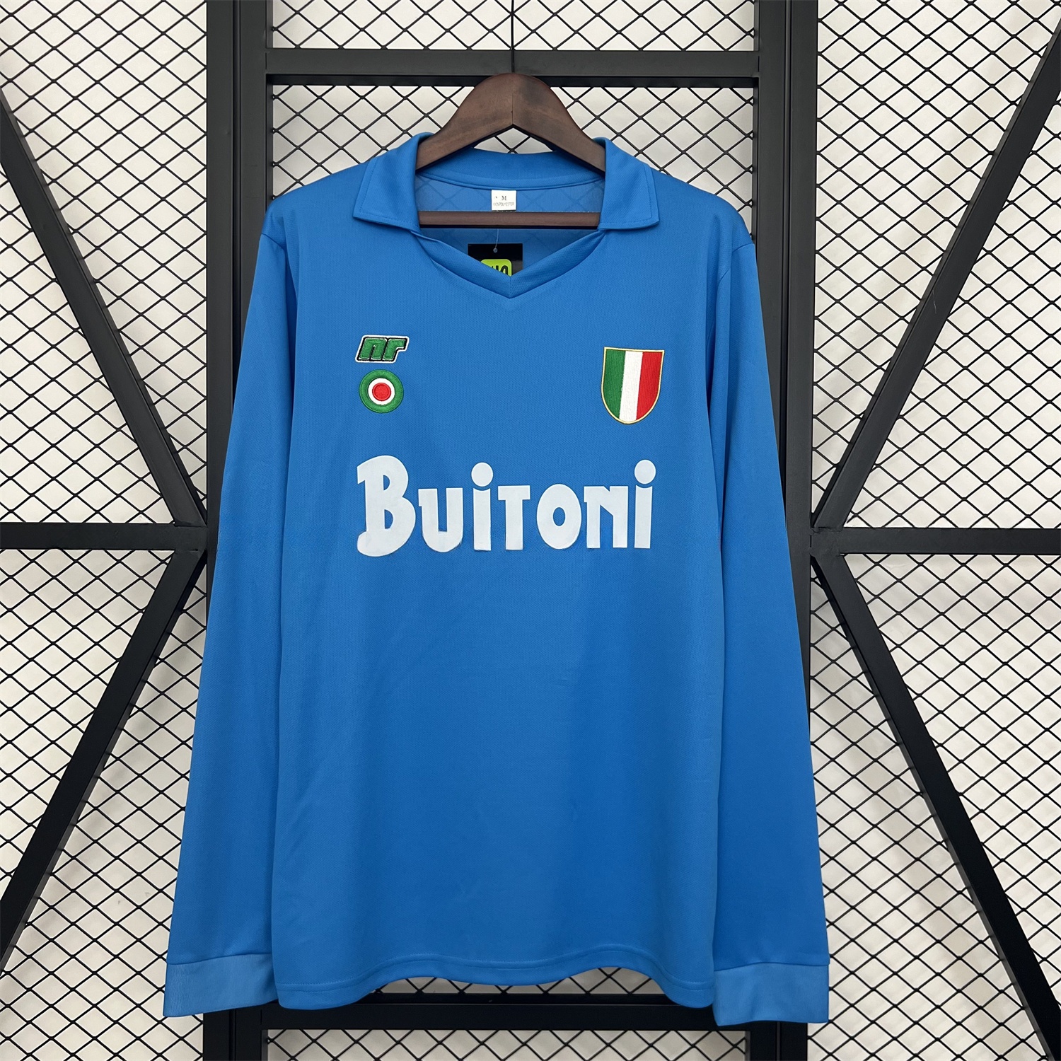 Retro Napoli 1987-88 Home Long Sleeves Jersey - JerseysGala