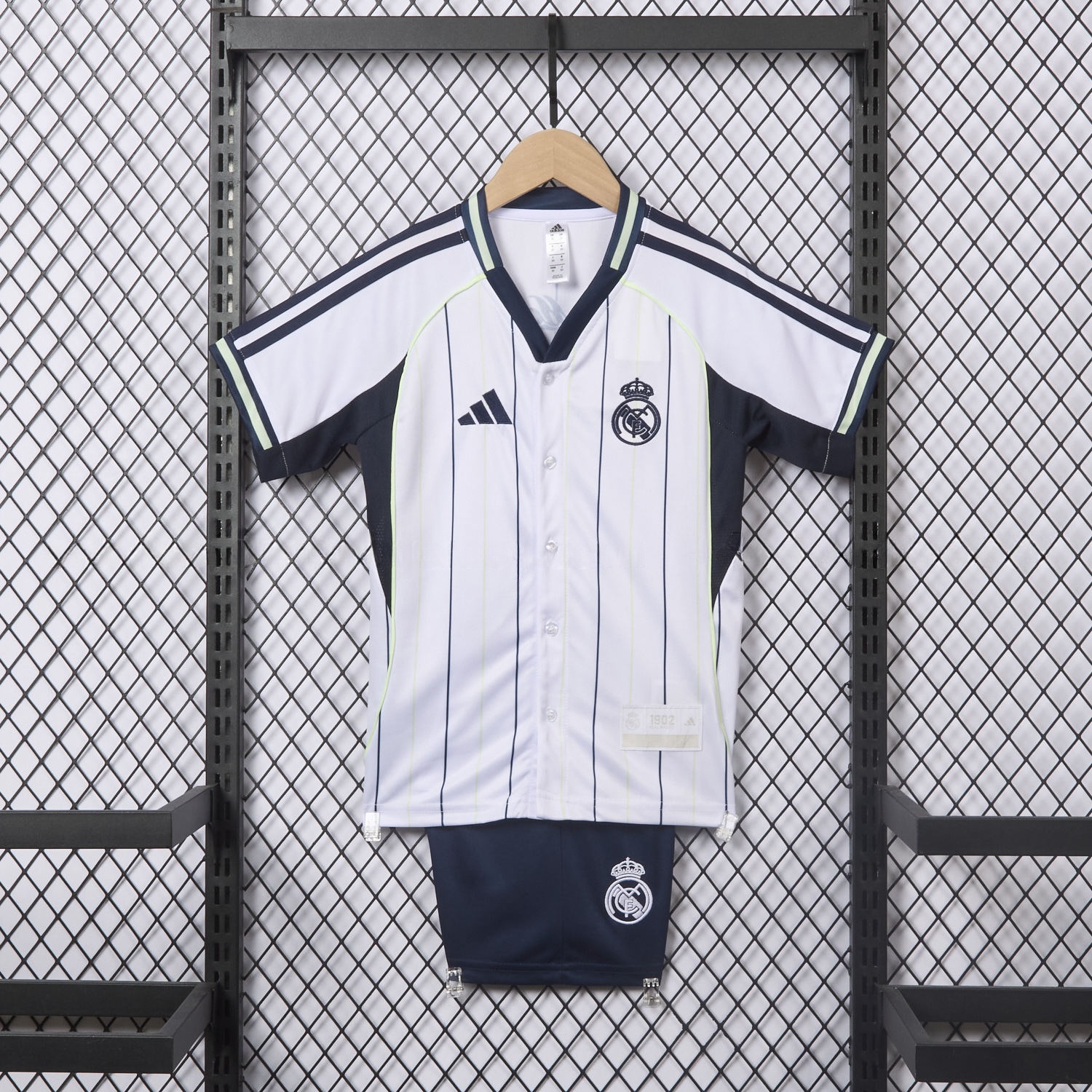 Real Madrid 25-26 White Baseball Kids Kit - JerseysGala
