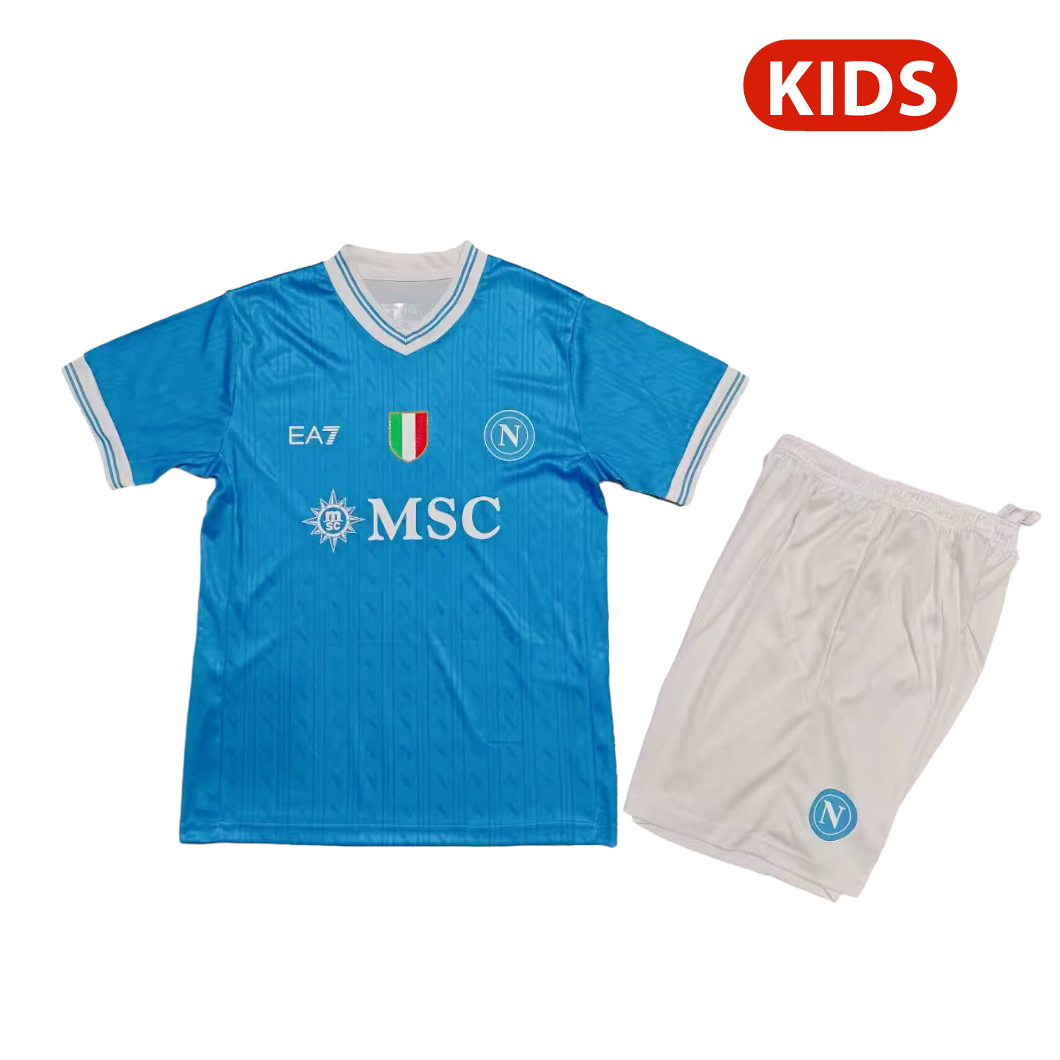 Napoli 25-26 Home Kids Kit - JerseysGala
