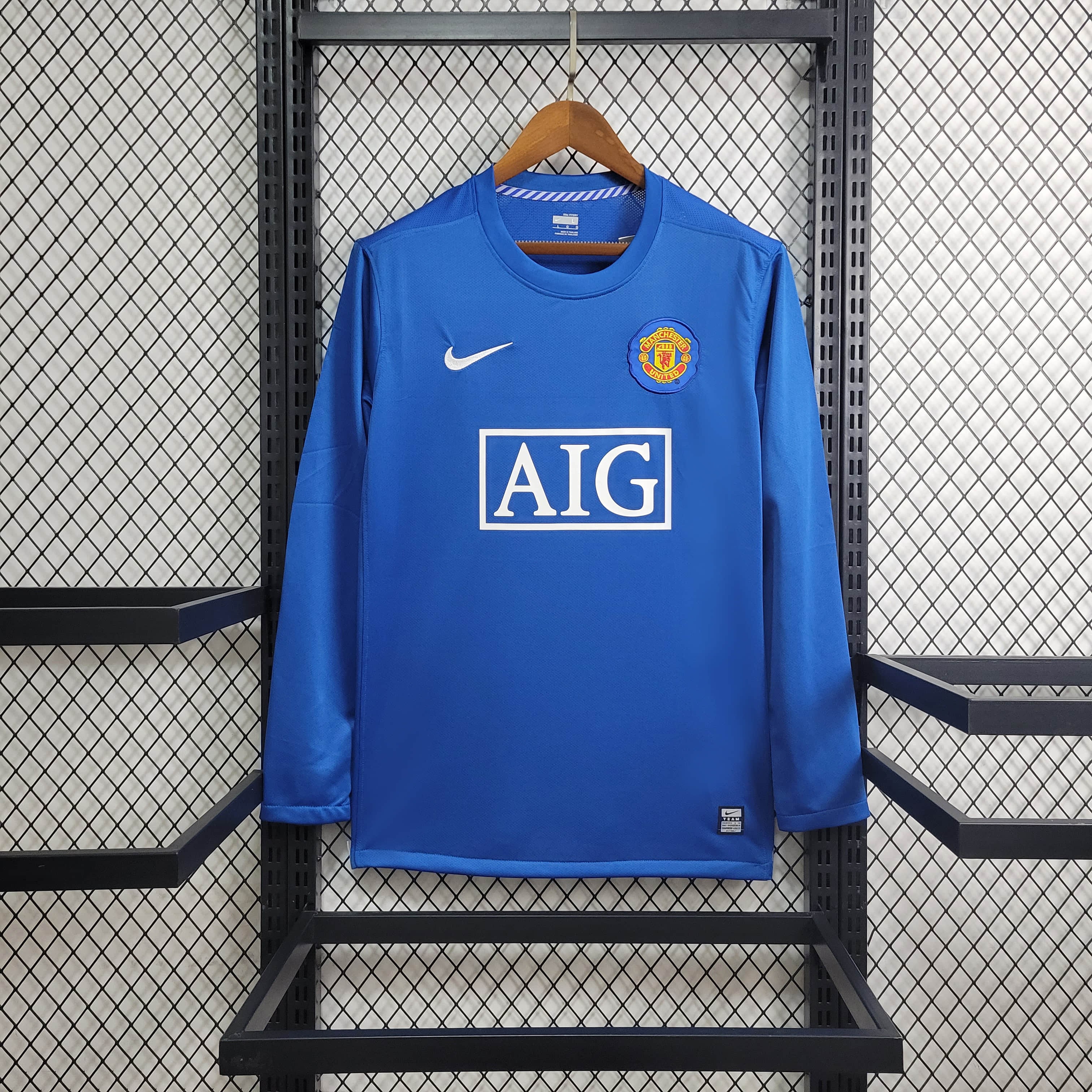 Retro Manchester United 08-09 Third Long Sleeve Jersey - JerseysGala