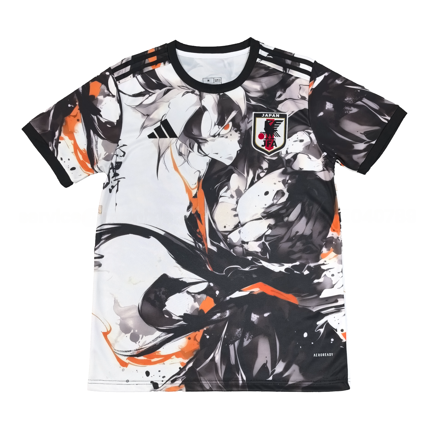 Japan 25-26 Son Goku White And Black Special Jersey - Fans Version - JerseysGala