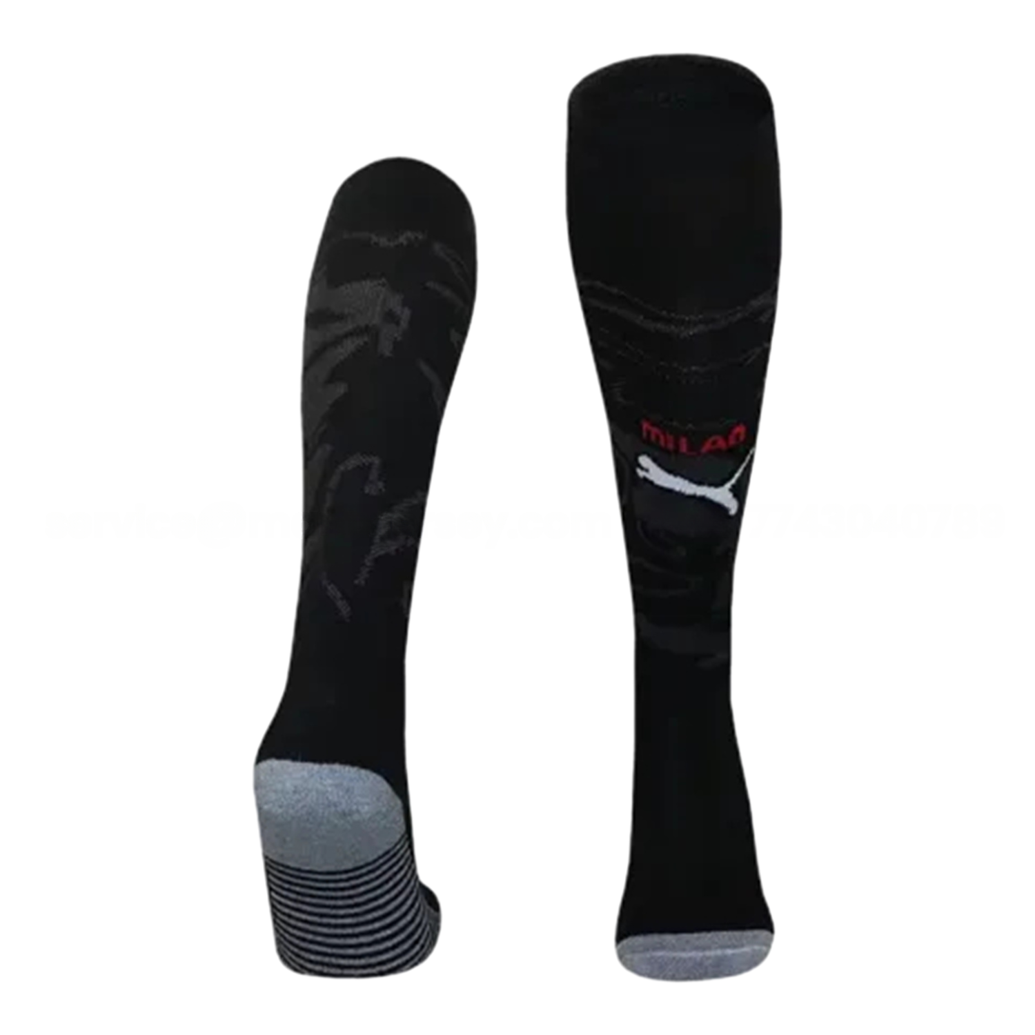 AC Milan 25-26 Home Socks - Black - JerseysGala