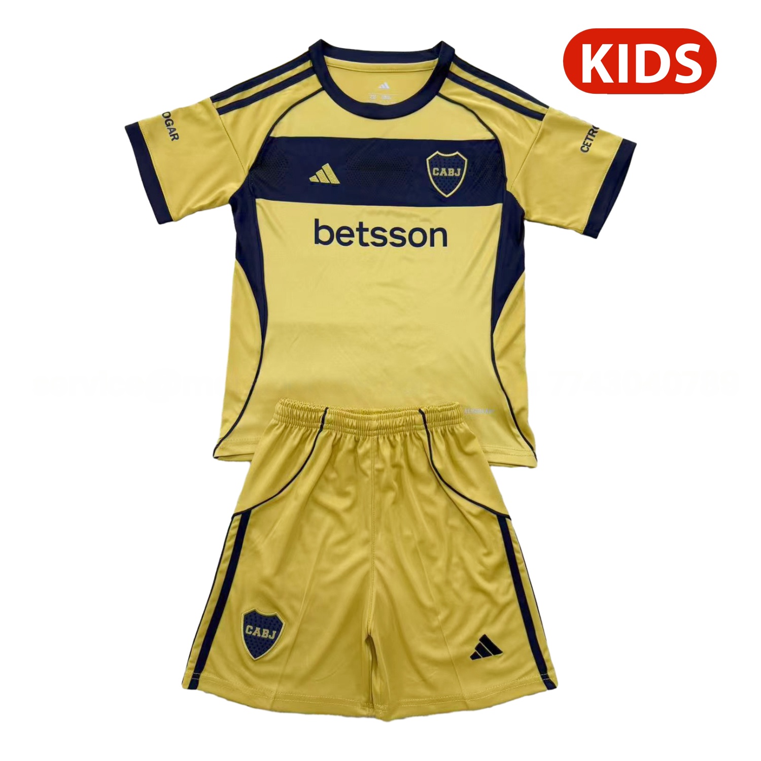 Boca Juniors 25-26 Away Kids Kit - JerseysGala