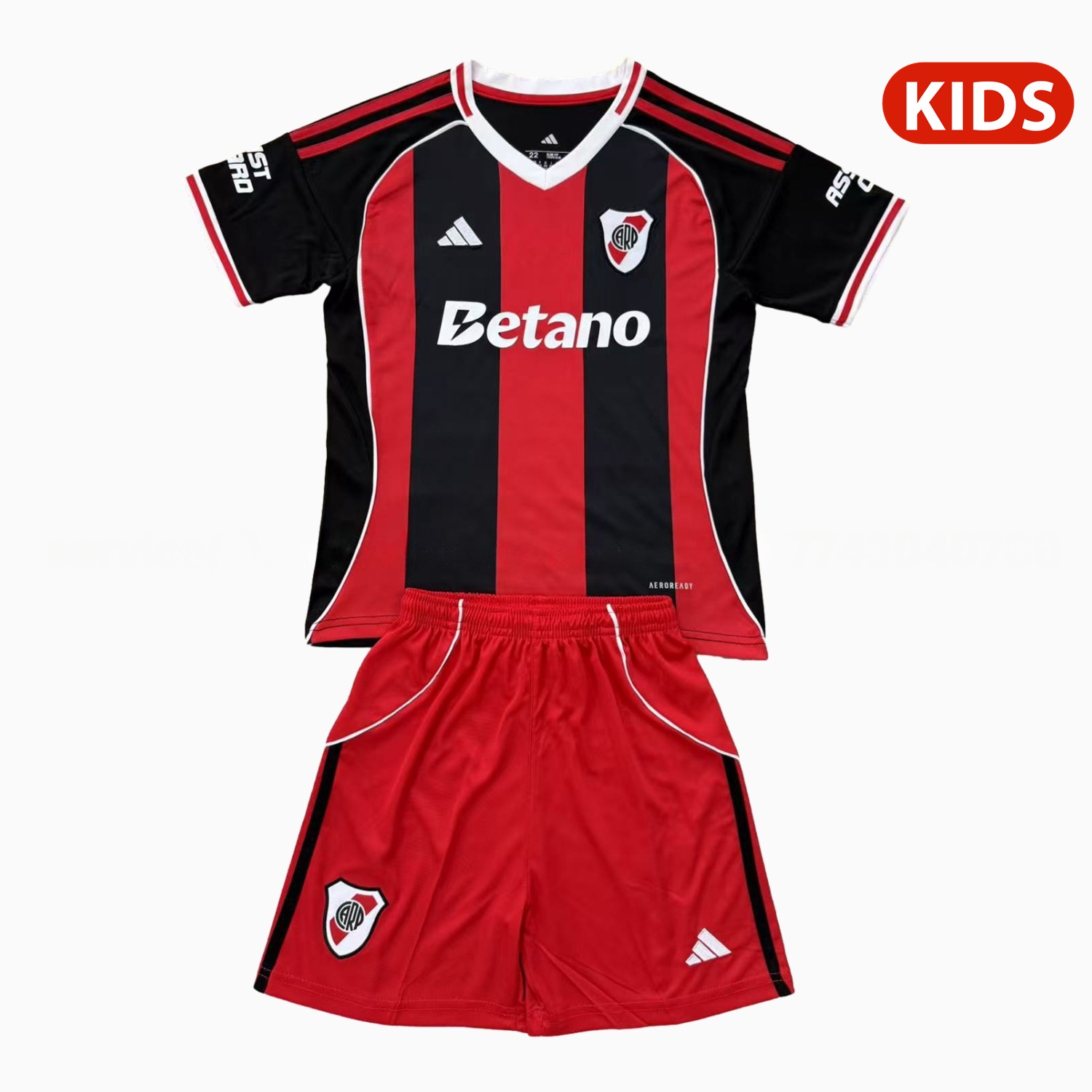 River Plate 25-26 Away Kids Kit - JerseysGala