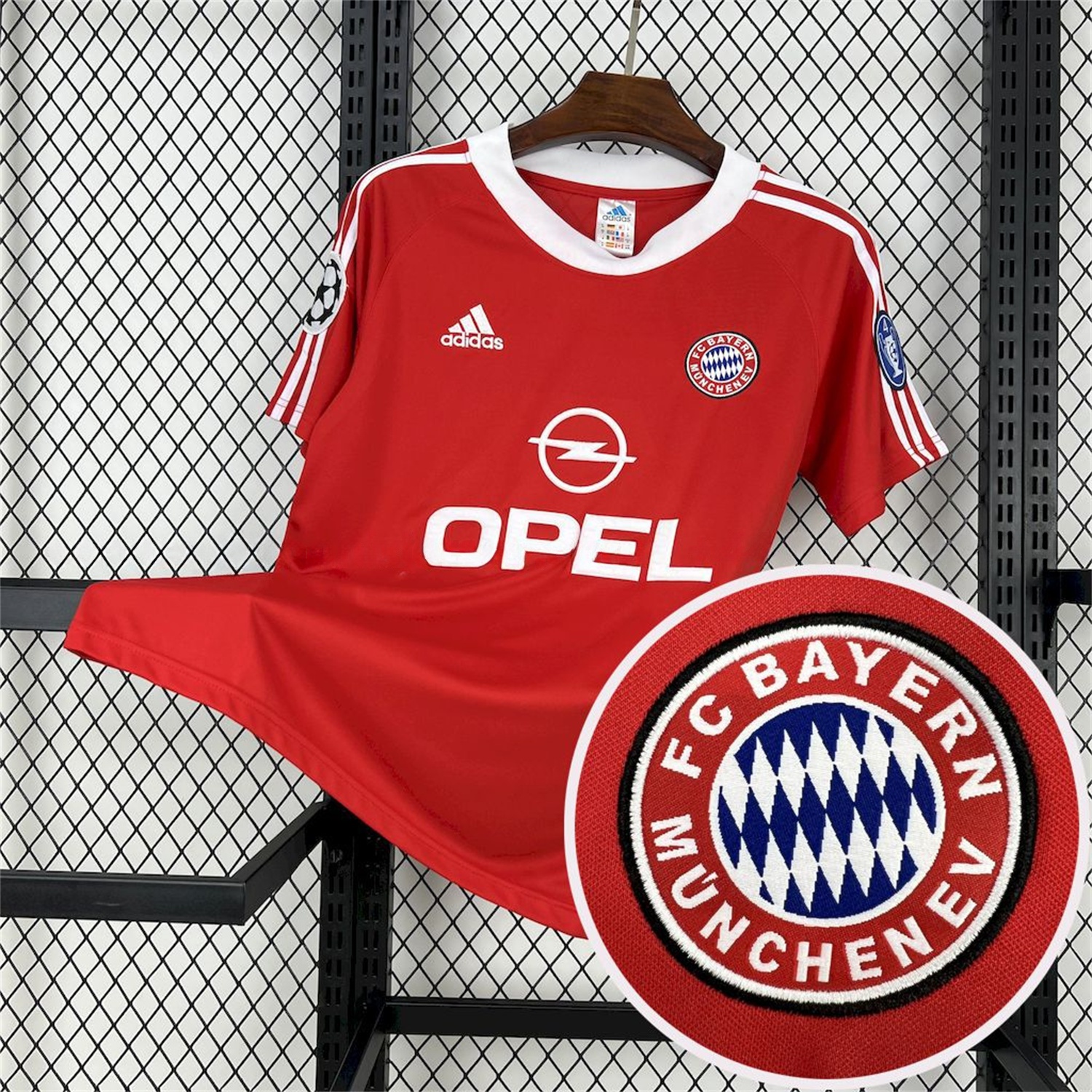 Retro Bayern Munich 2001-02 European Home Red Jersey - JerseysGala