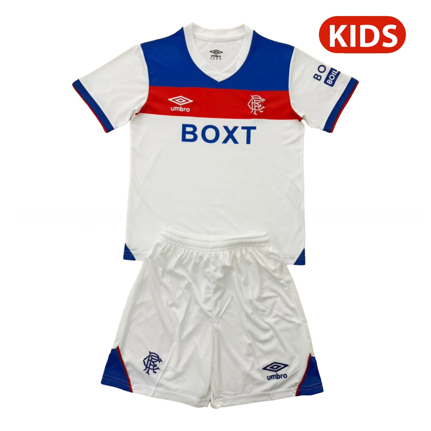 Glasgow Rangers 25-26 Away Kids Kit - JerseysGala