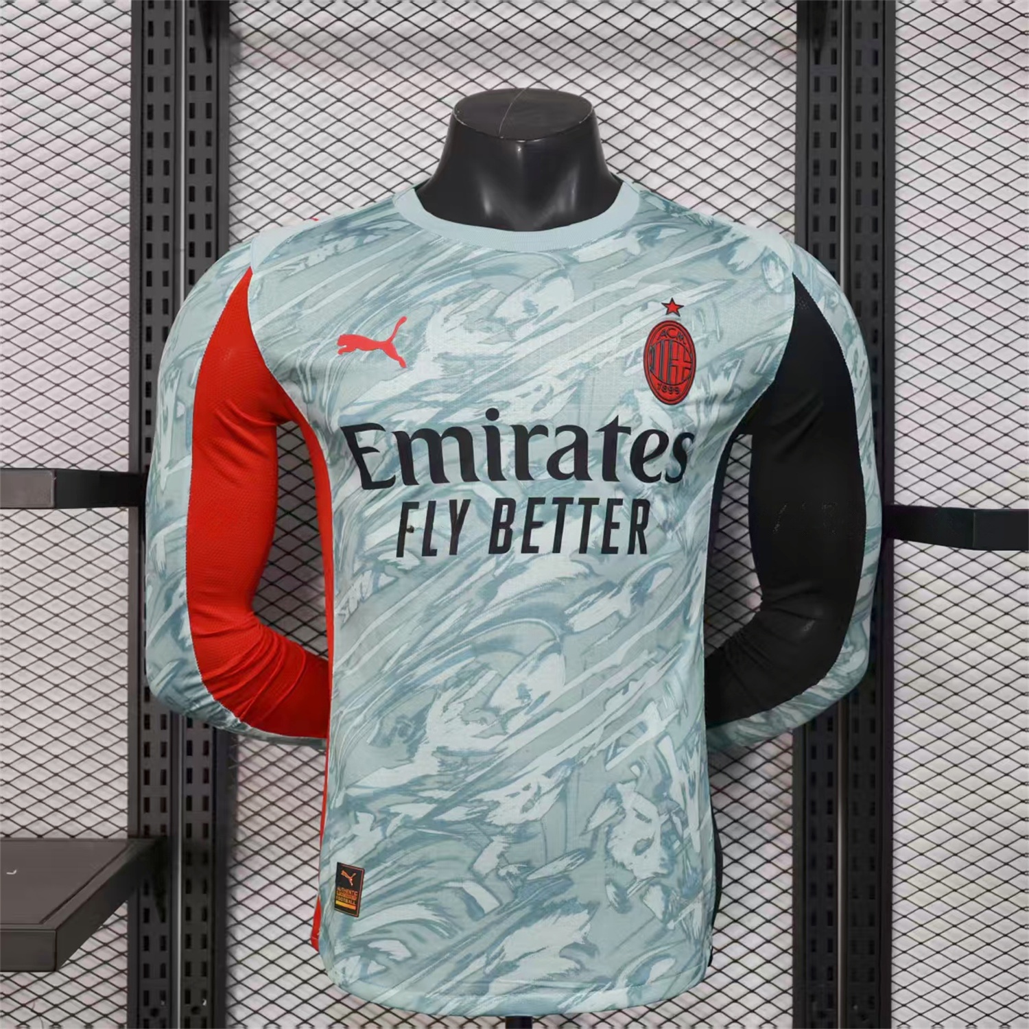 AC Milan 25-26 Goalkeeper Home Long Sleeves Jersey - Player Version - JerseysGala