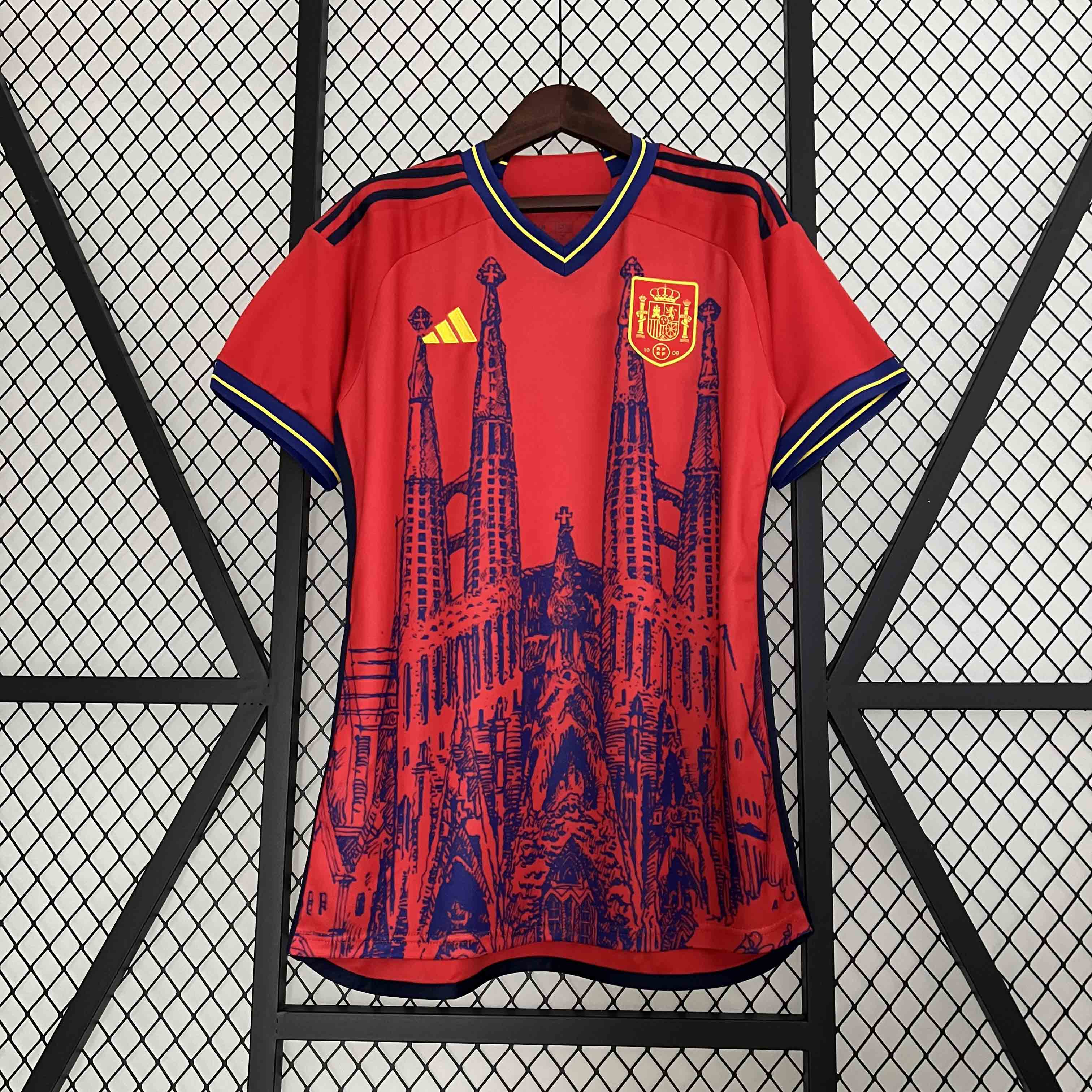Spain 23-24 Sagrada Família Special Edition Jersey - Fans Version - JerseysGala