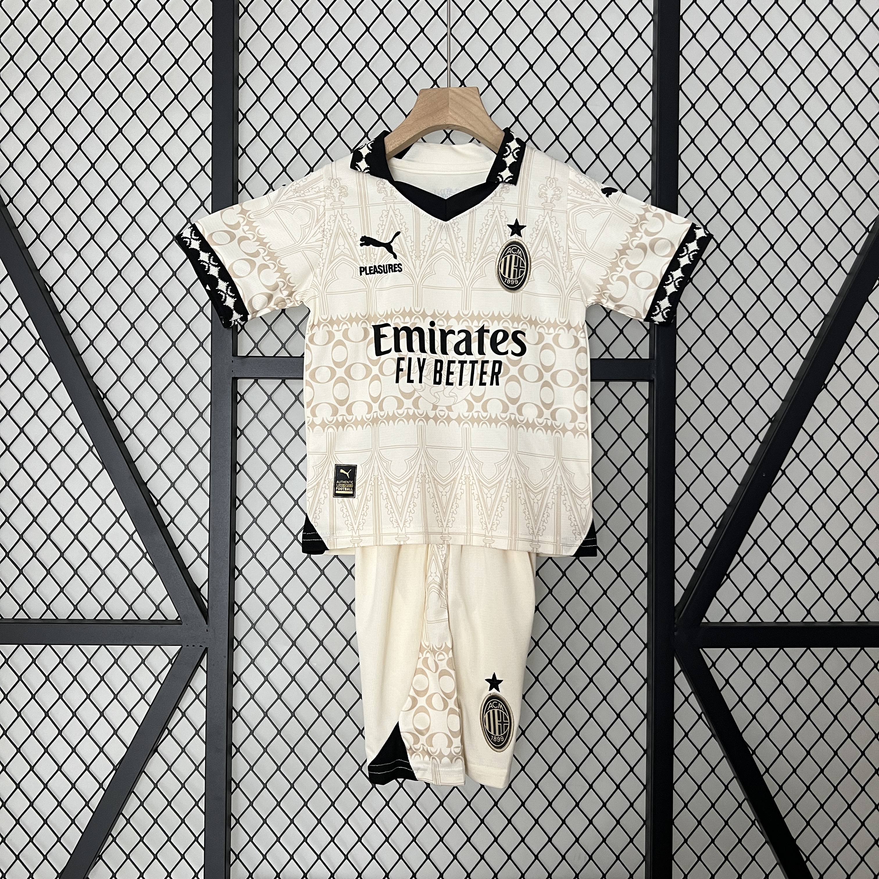 AC Milan 23-24 Fourth Goalkeeper Kids Kit - JerseysGala