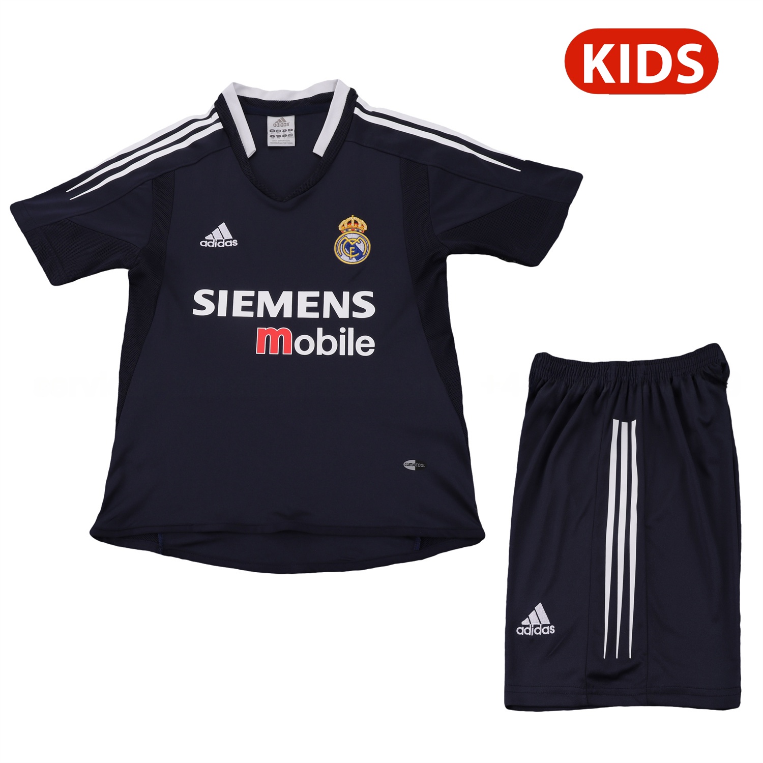 Retro Real Madrid 04-05 Away Kids Kit - JerseysGala