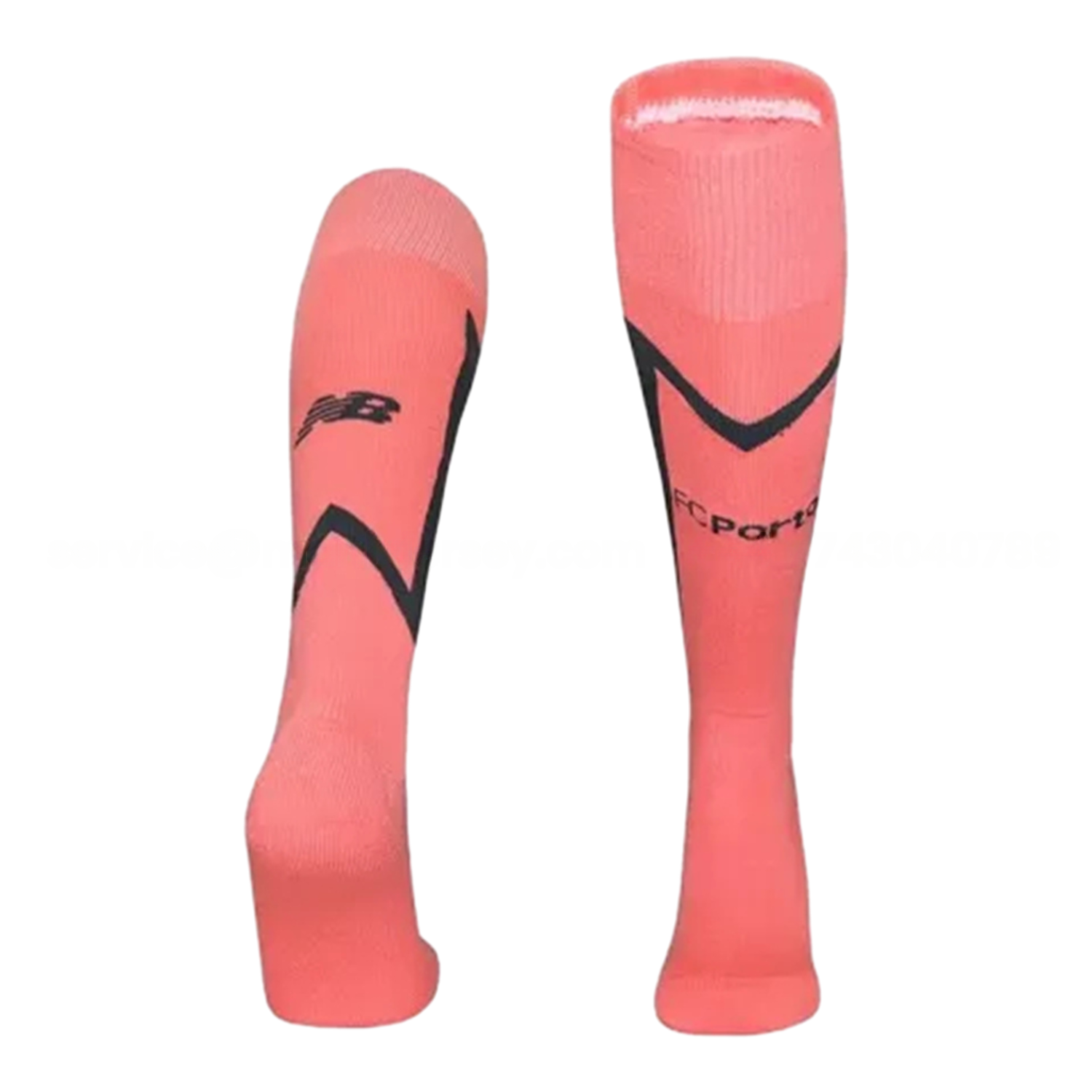 Porto 25-26 Away Socks - Coral - JerseysGala
