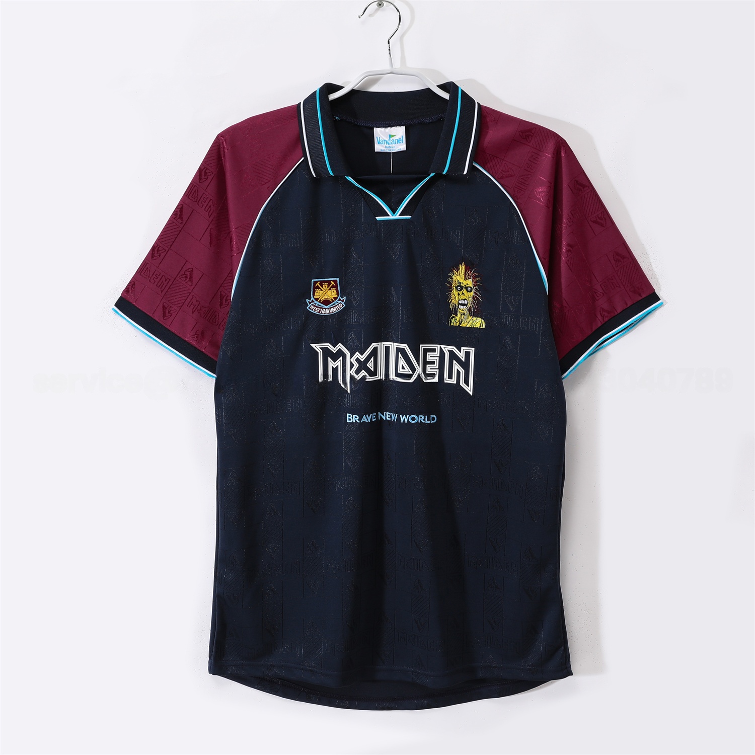 Retro West Ham United 1999 Iron Maiden Home Jersey - JerseysGala