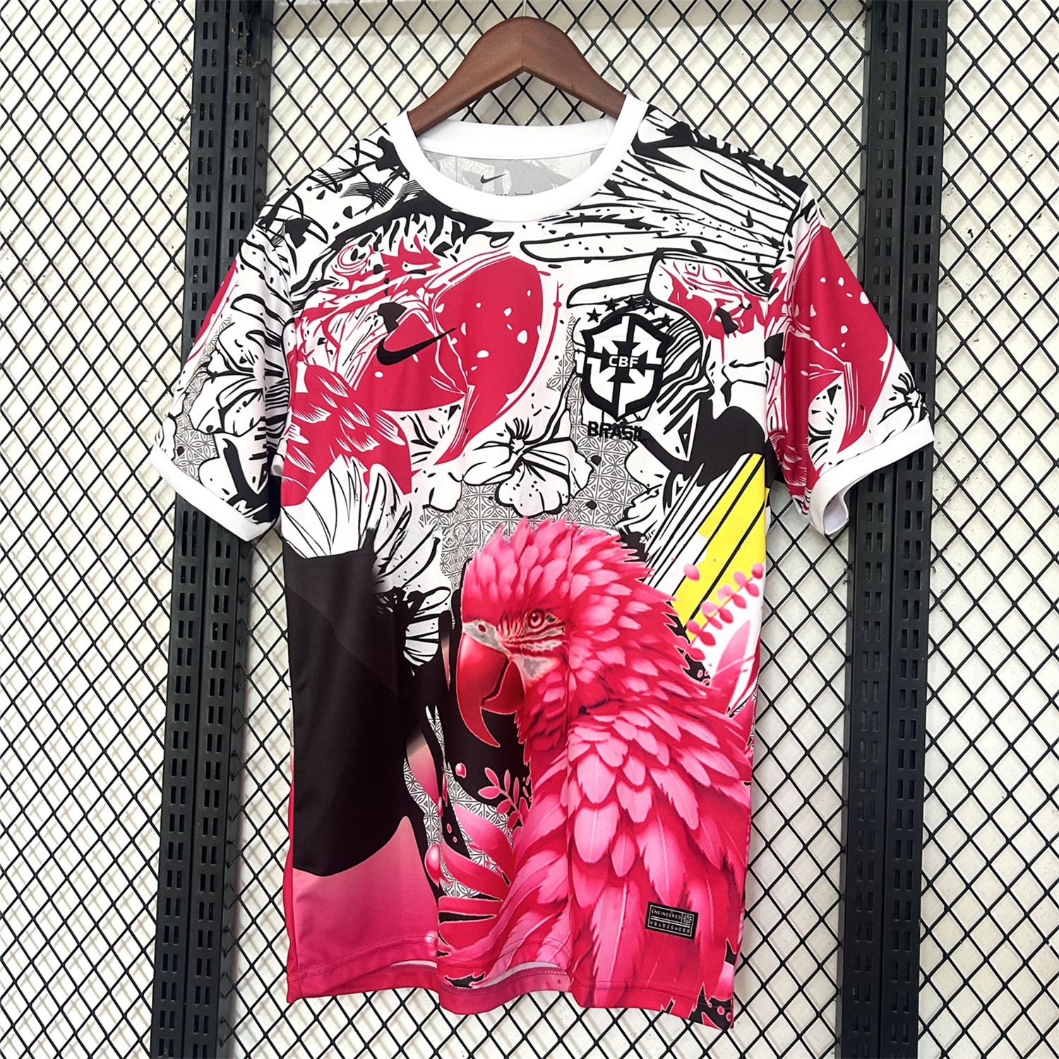 Brazil 2025 Red Macaw Special Jersey - Fans Version - JerseysGala
