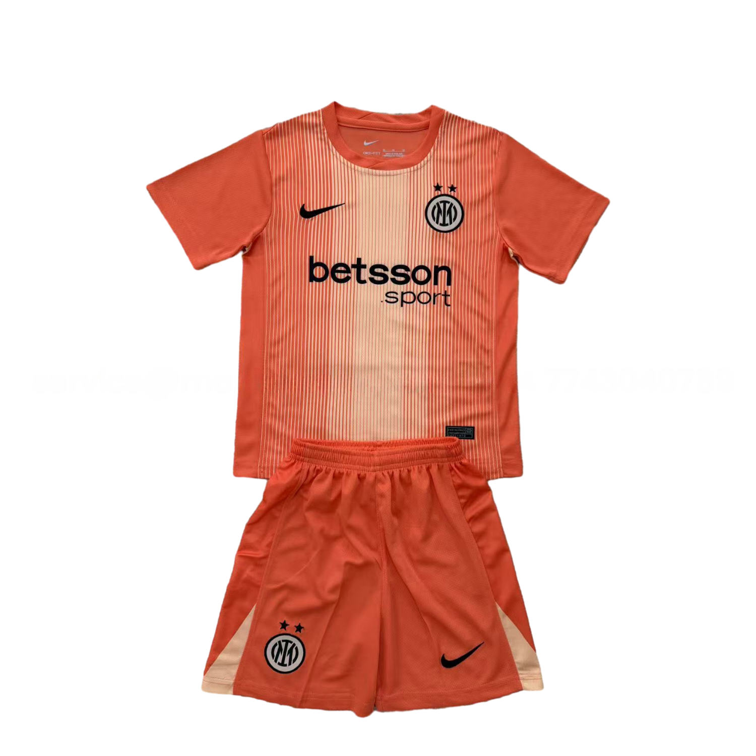 Inter Milan 25-26 Orange Goalkeeper Men's Adult Jersey Set - Fans Version - JerseysGala