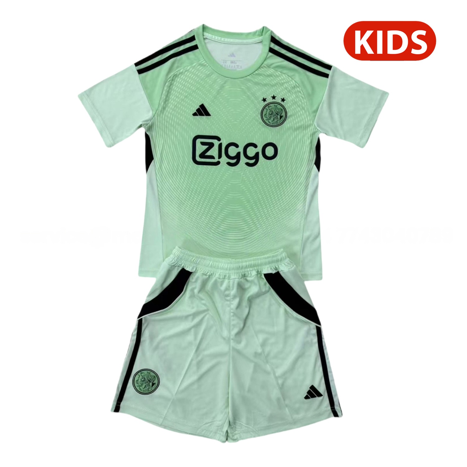 Ajax 25-26 Green Goalkeeper Kids Kit - JerseysGala