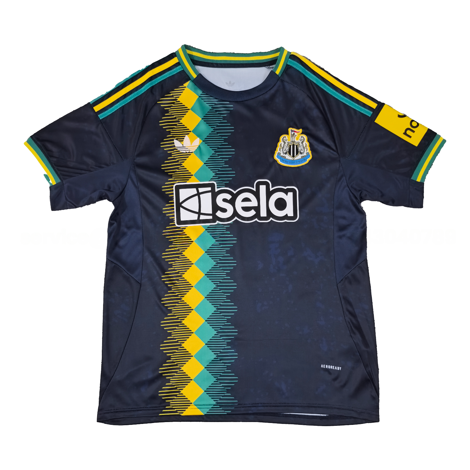 Newcastle United 25-26 Yellow Green Plaids Black Special Jersey - Fans Version - JerseysGala
