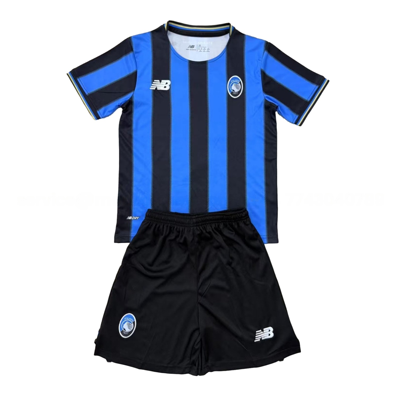 Atalanta 25-26 Home Unsponsored Men's Adult Jersey Set - Fans Version - JerseysGala
