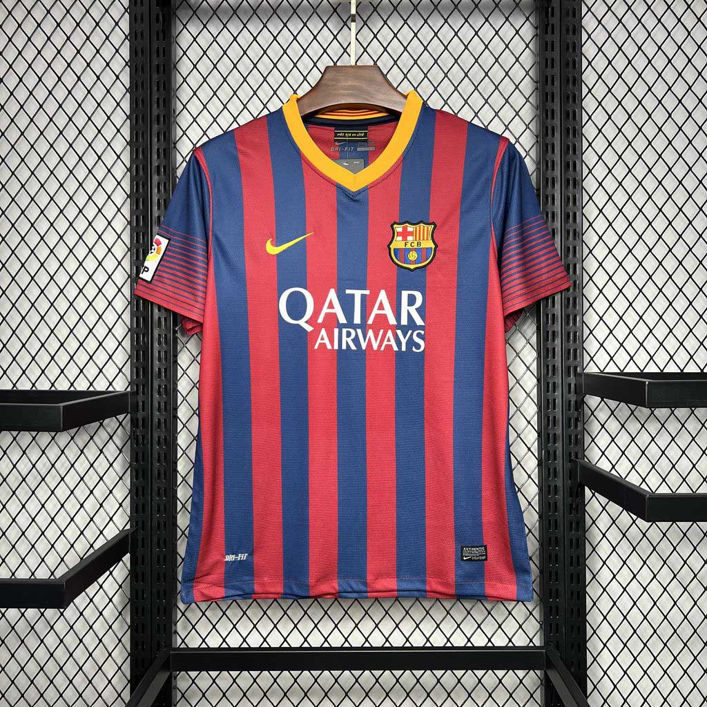 Retro Barcelona 13-14 Home Stadium Jersey - JerseysGala