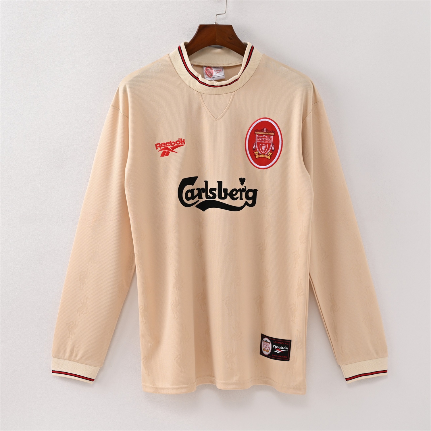 Retro Liver.pool 1996-97 Away Long Sleeves Jersey - JerseysGala