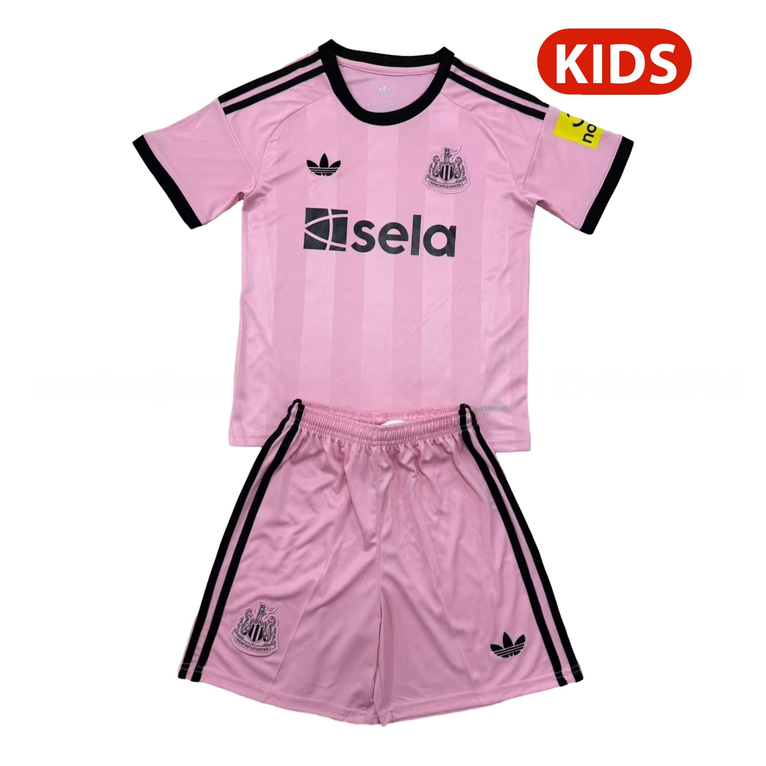 Newcastle United 25-26 Pink Goalkeeper Kids Kit - JerseysGala