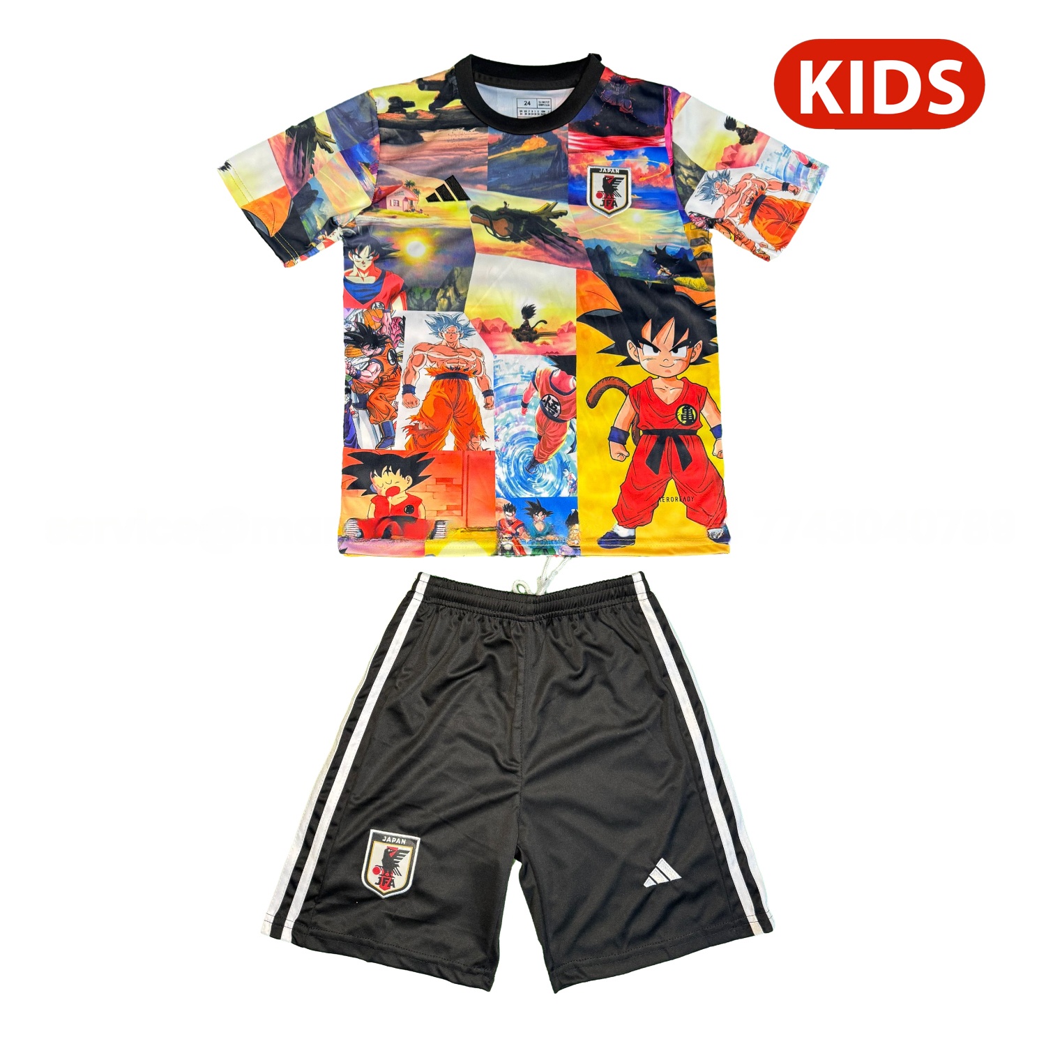 Japan 25-26 Dragon Ball Famous Scene Special Kids Kit - JerseysGala