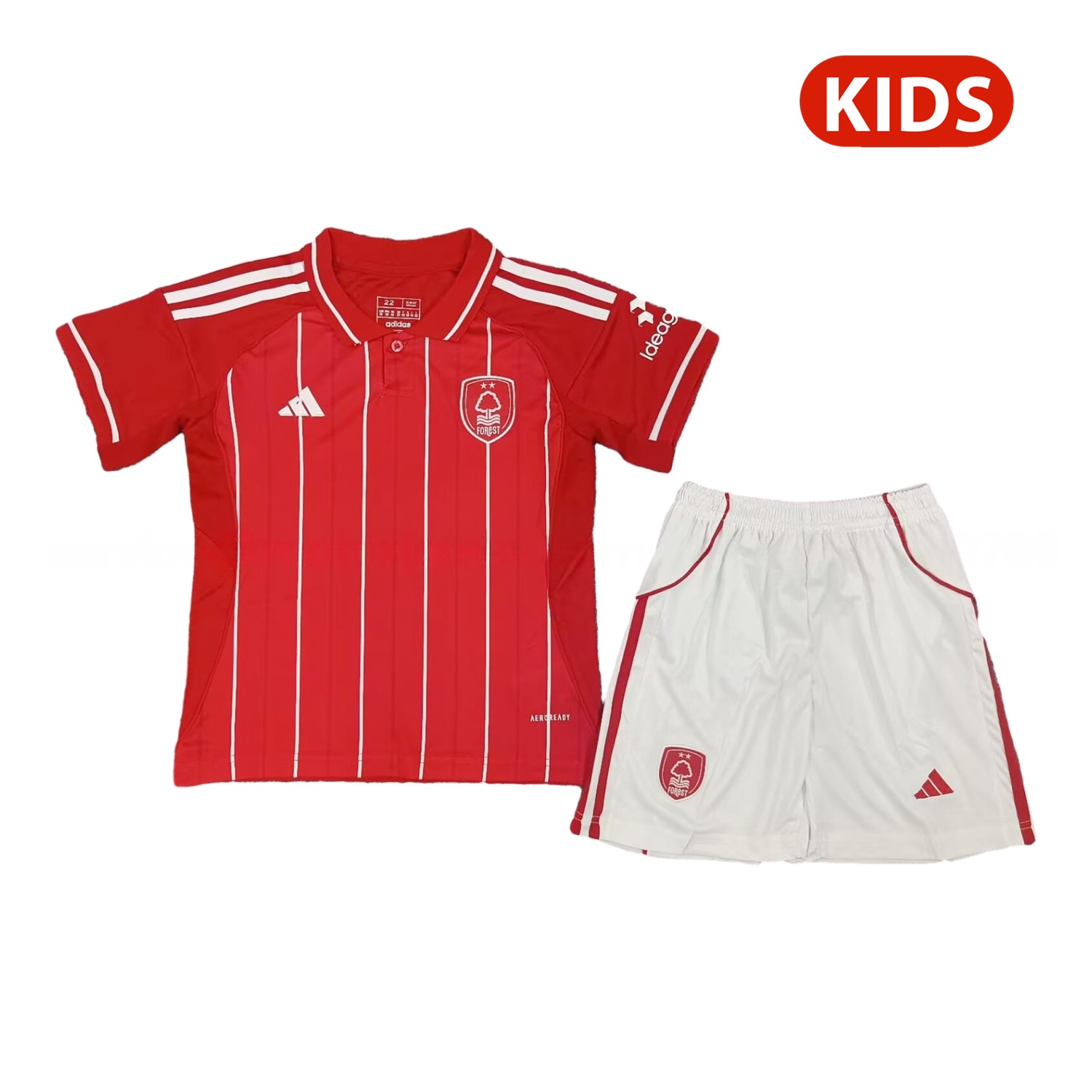 Nottingham Forest 25-26 Home Kids Kit - JerseysGala