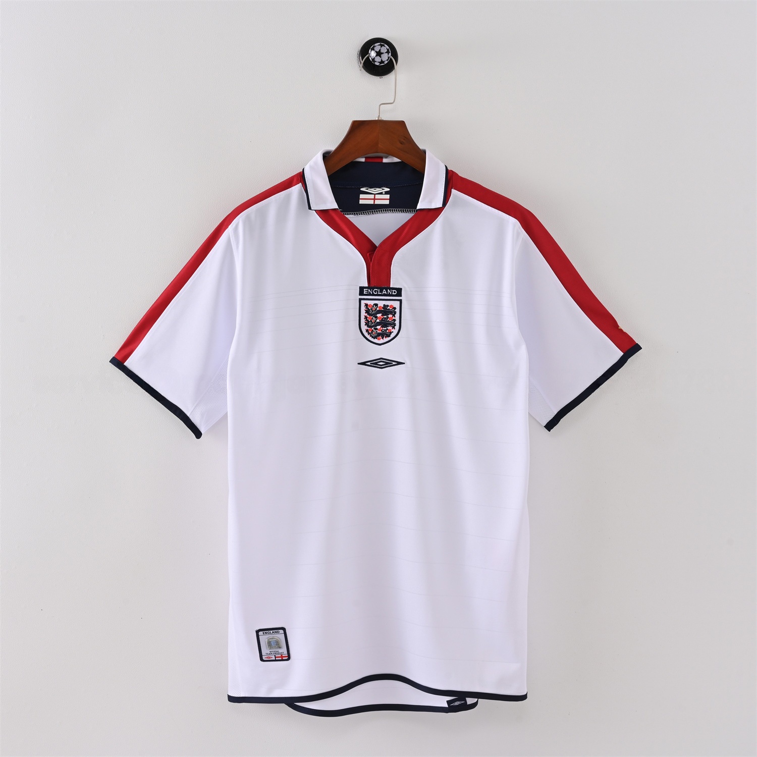 Retro England 2004 Home White Jersey - JerseysGala