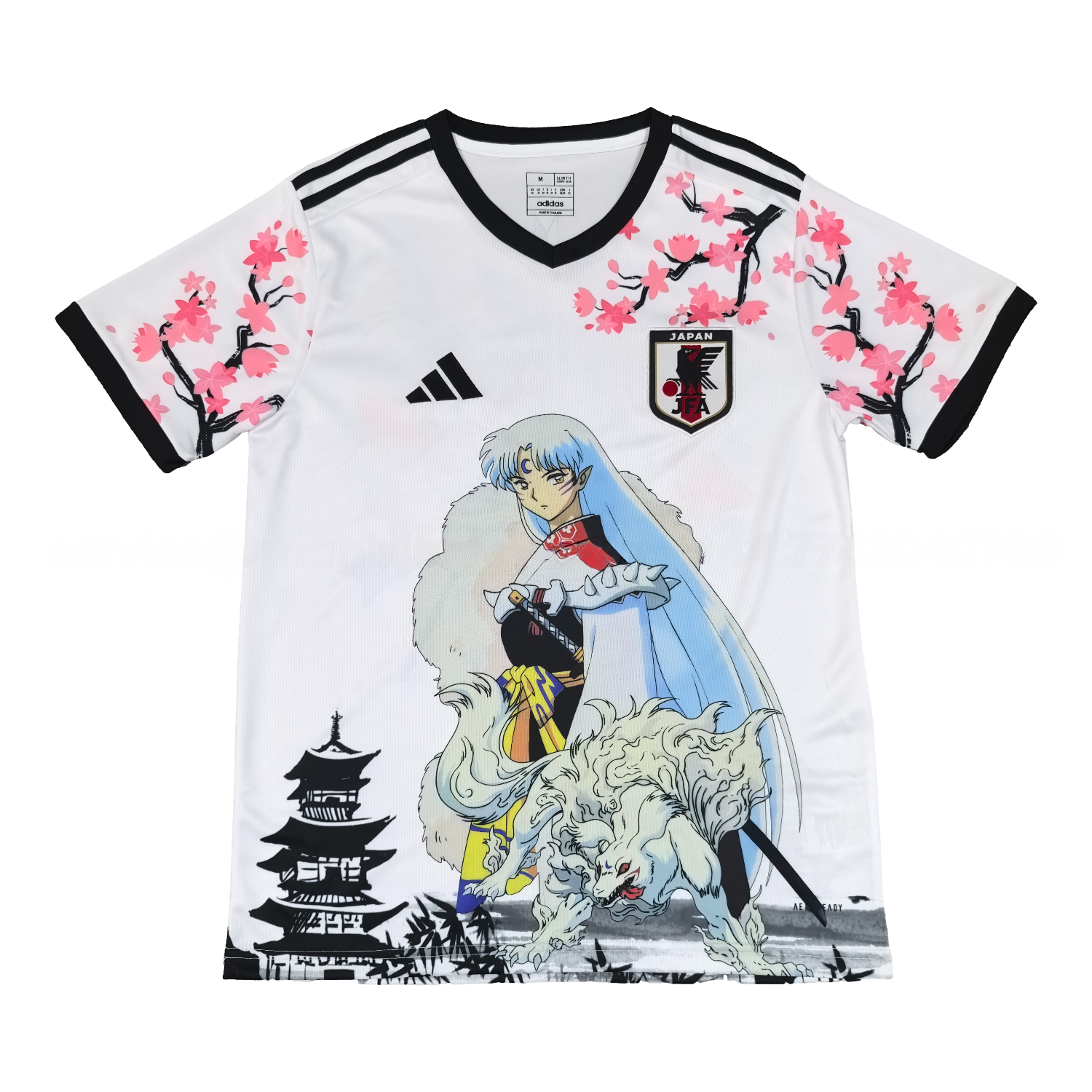Japan 25-26 Sesshomaru White Special Jersey - Fans Version - JerseysGala