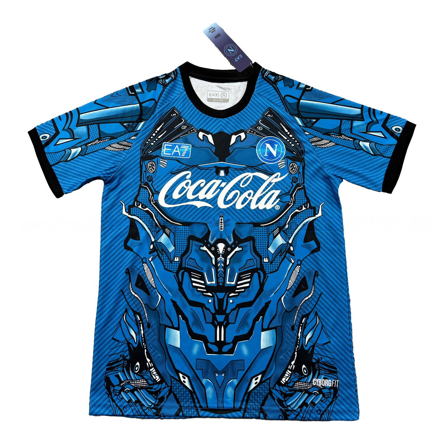 Napoli 25-26 Blue Mecha Training Jersey - Fans Version - JerseysGala