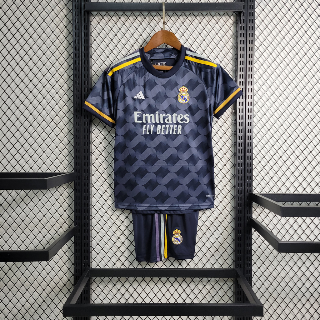Real Madrid 23-24 Away Kids Kit - JerseysGala
