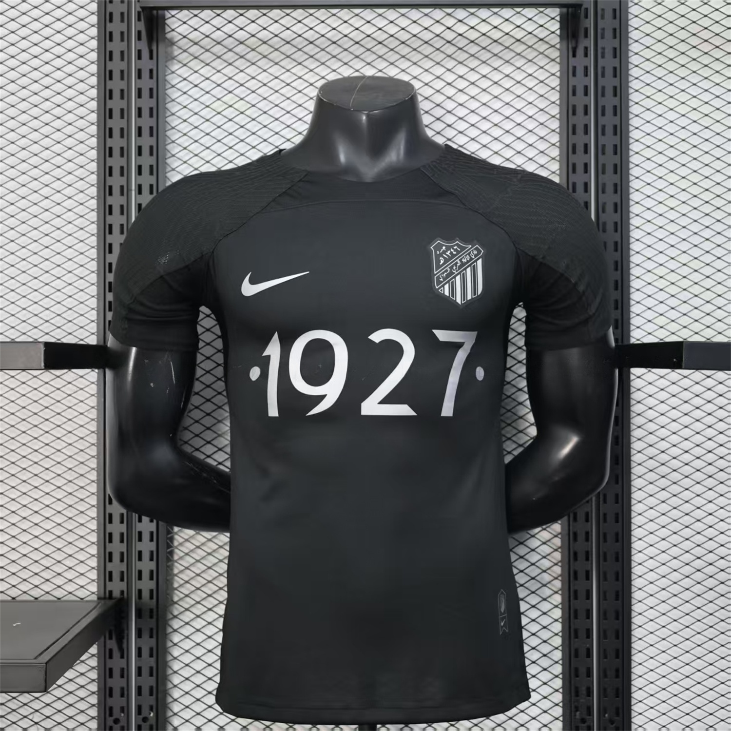 Al Ittihad Jeddah United 25-26 Silver 1927 Anniversary Black Jersey - Player Version - JerseysGala