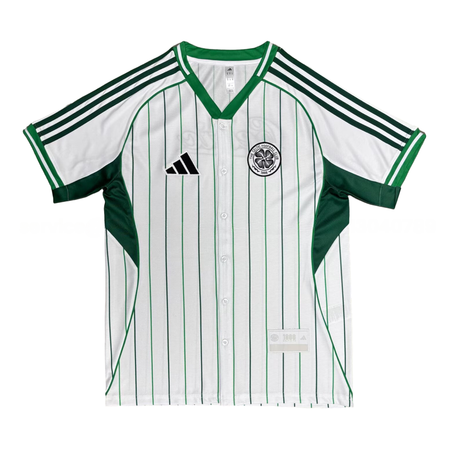 Celtic 25-26 White Baseball Jersey - JerseysGala