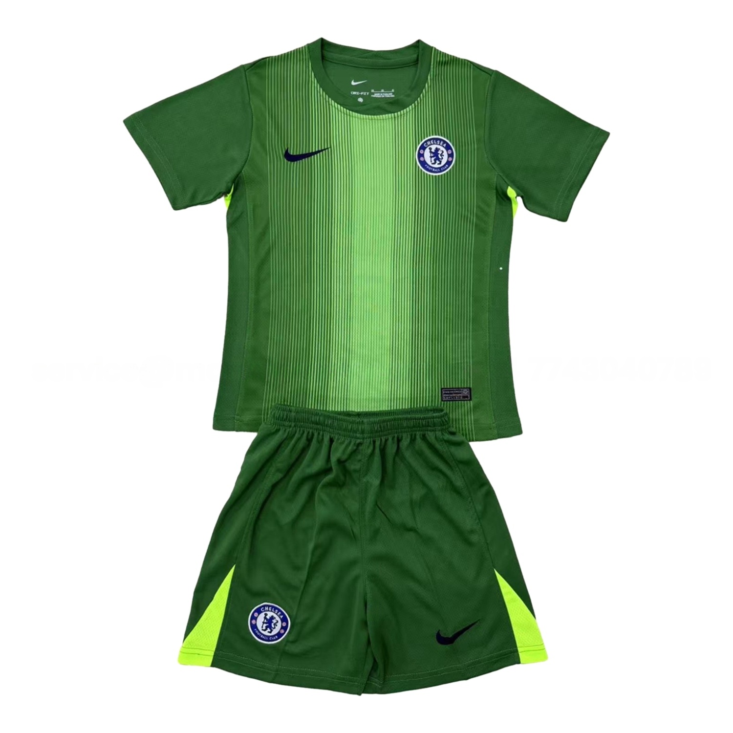 C.H.E.L.S.E.A 25-26 Green Goalkeeper Men's Adult Jersey Set - Fans Version - JerseysGala