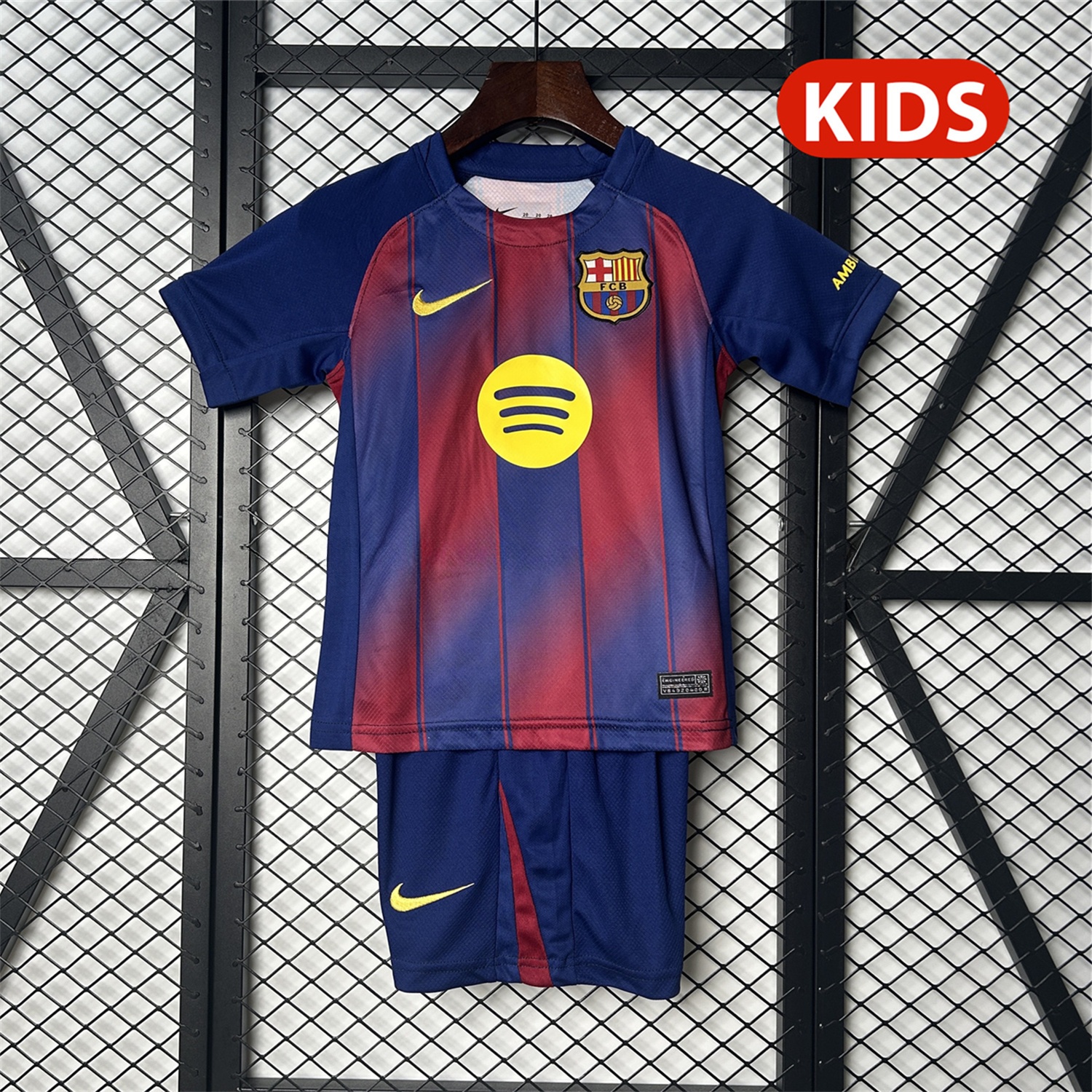 Barcelona 25-26 Home Kids Kit - Fans Version - JerseysGala