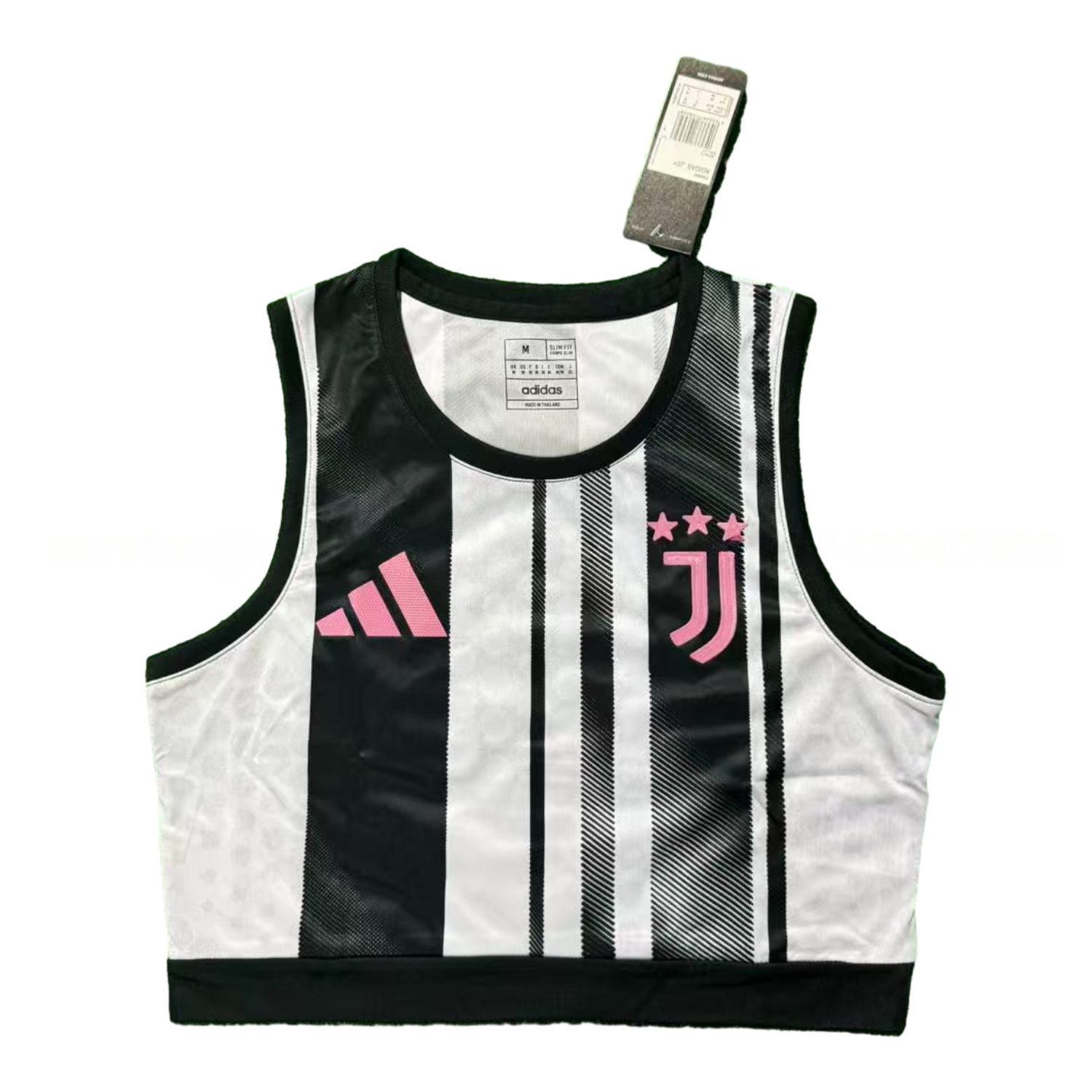 Women's Juventus 25-26 Home Black And White Yoga Vest - JerseysGala